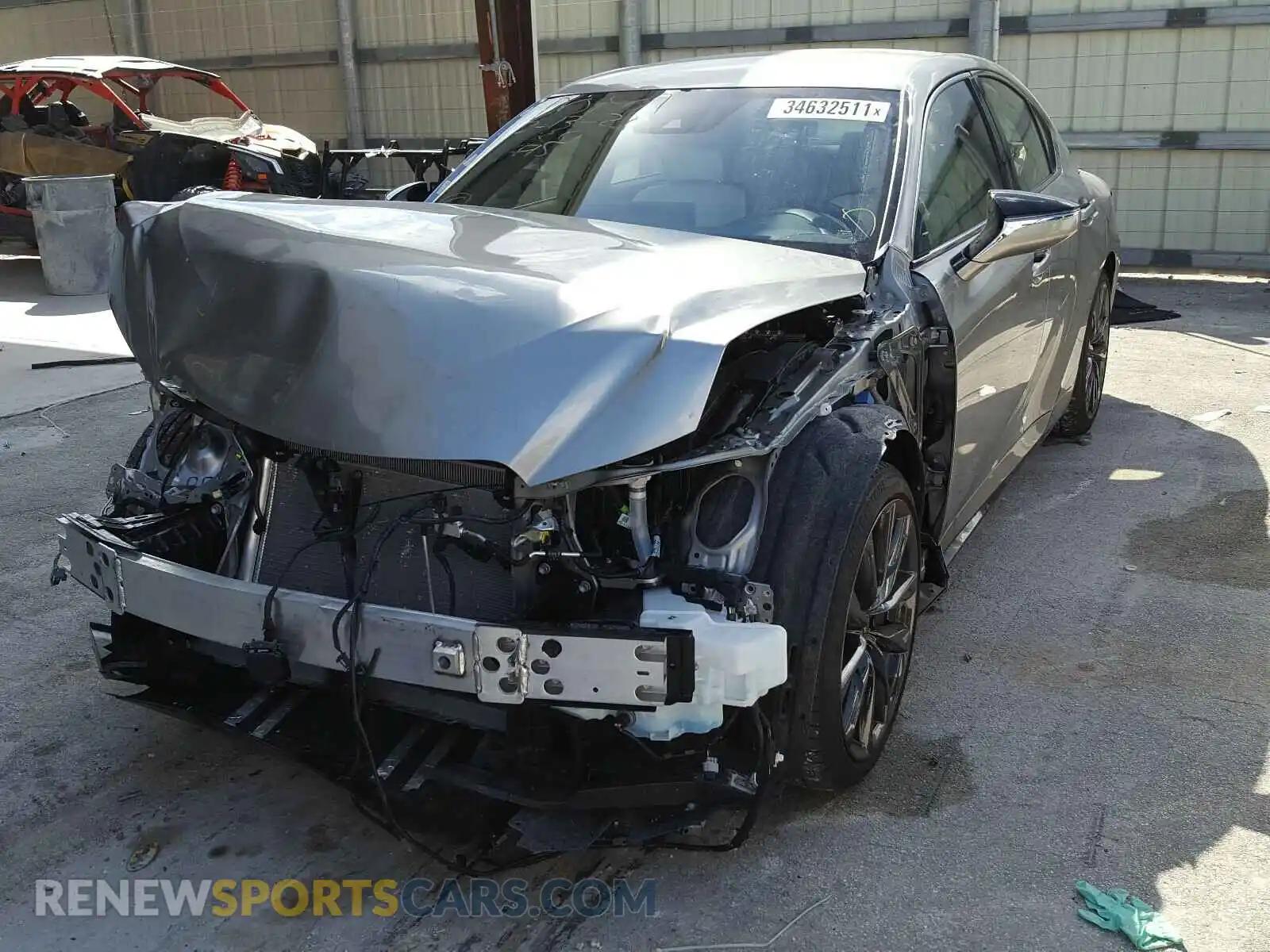 2 Photograph of a damaged car JTHGZ1B28M5037815 LEXUS IS 2021