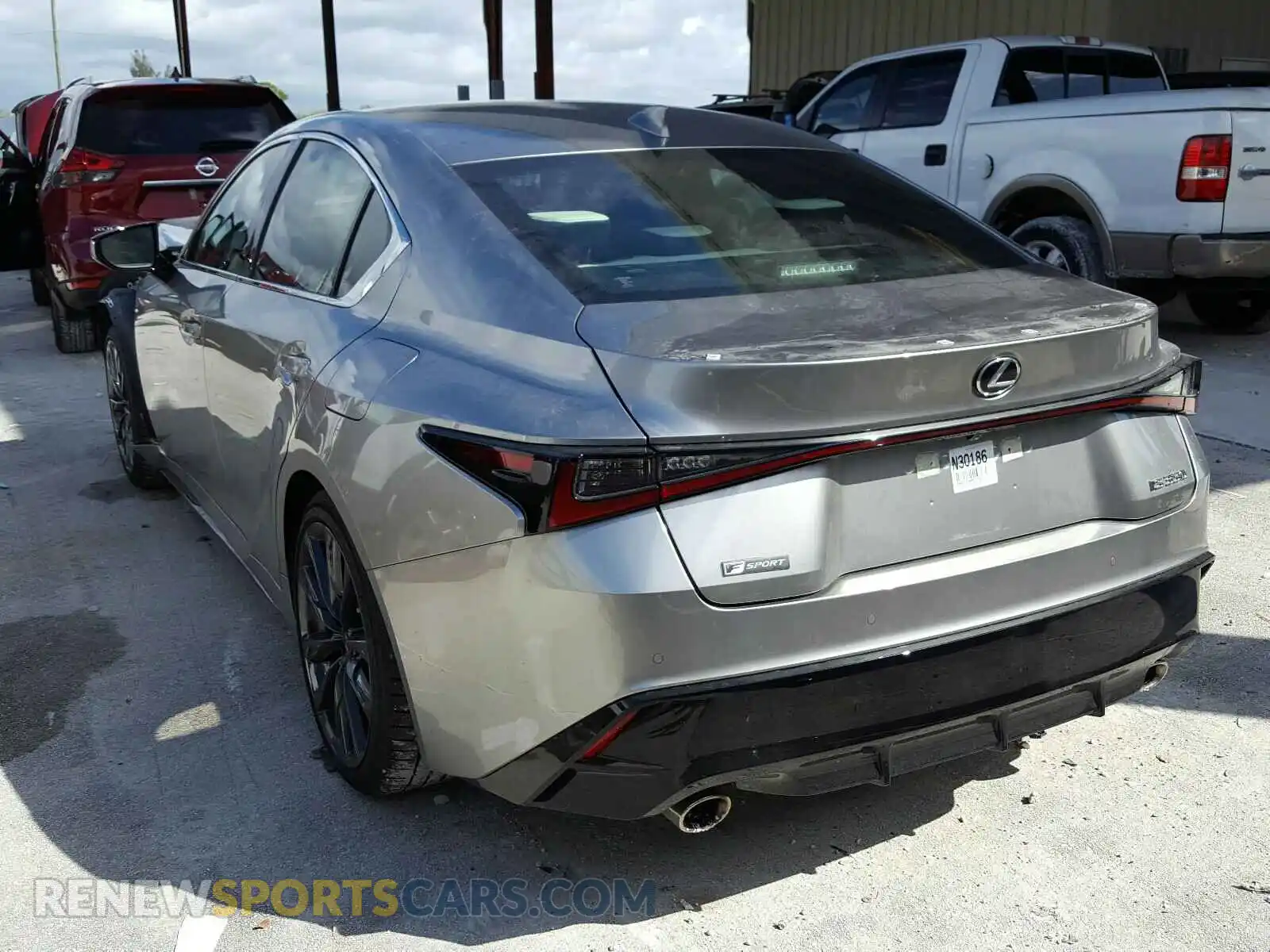 3 Photograph of a damaged car JTHGZ1B28M5037815 LEXUS IS 2021