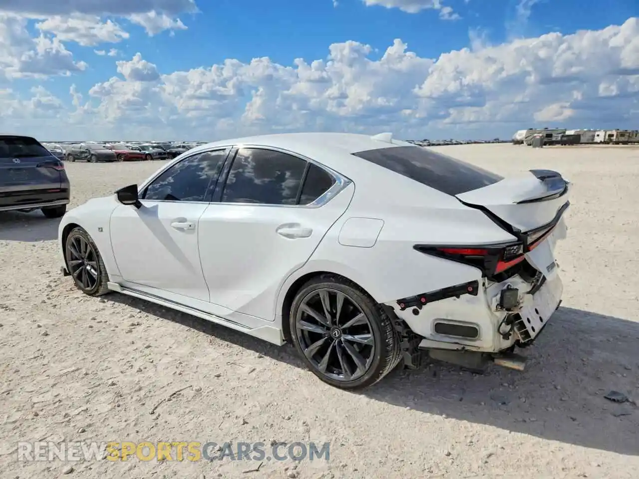2 Photograph of a damaged car JTHGZ1B28M5039581 LEXUS IS 2021