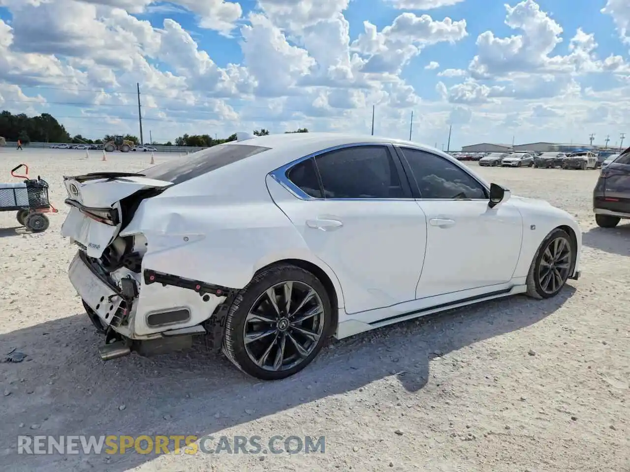 3 Photograph of a damaged car JTHGZ1B28M5039581 LEXUS IS 2021