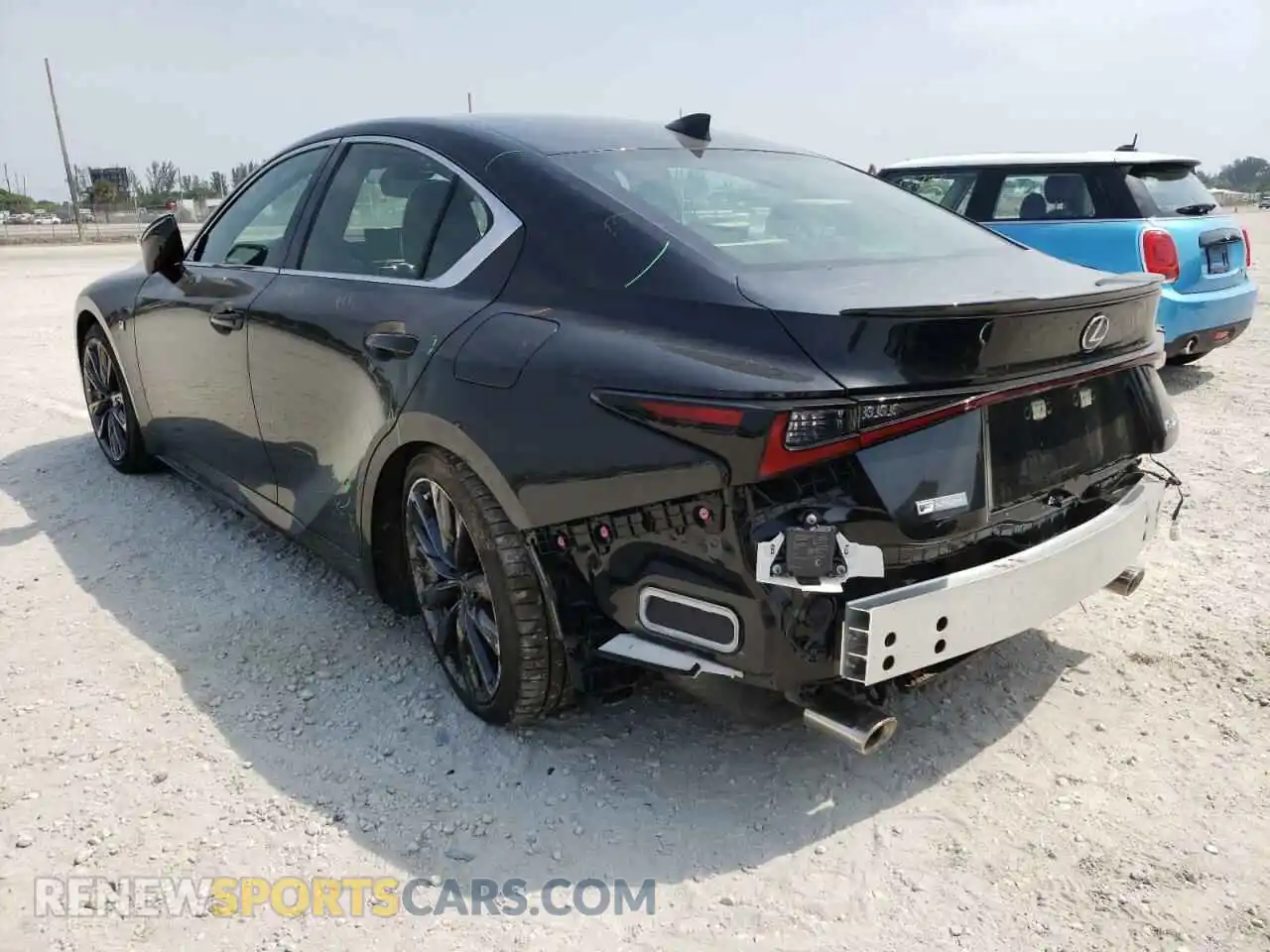 3 Photograph of a damaged car JTHGZ1B28M5040651 LEXUS IS 2021