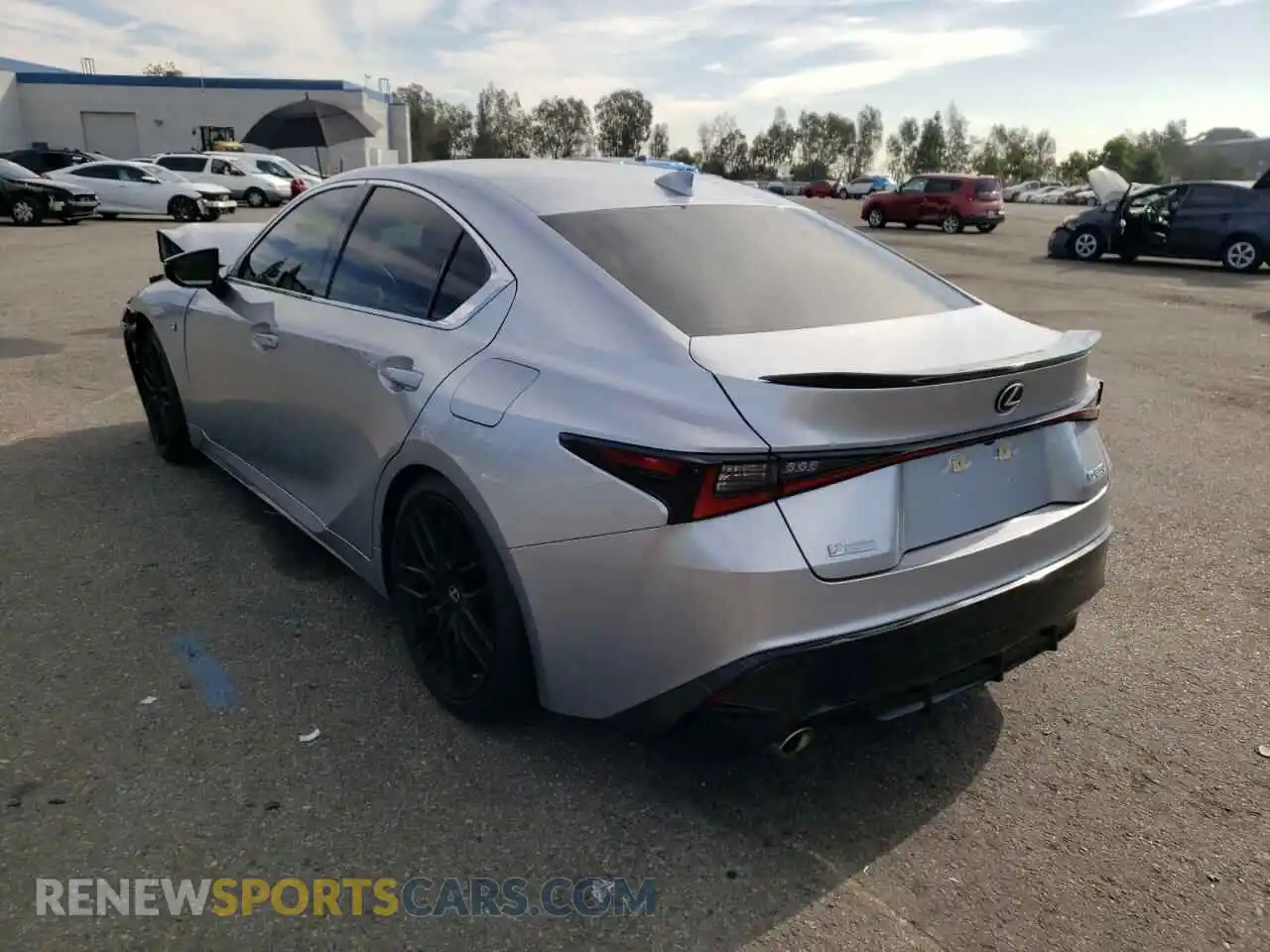 3 Photograph of a damaged car JTHGZ1B28M5040925 LEXUS IS 2021