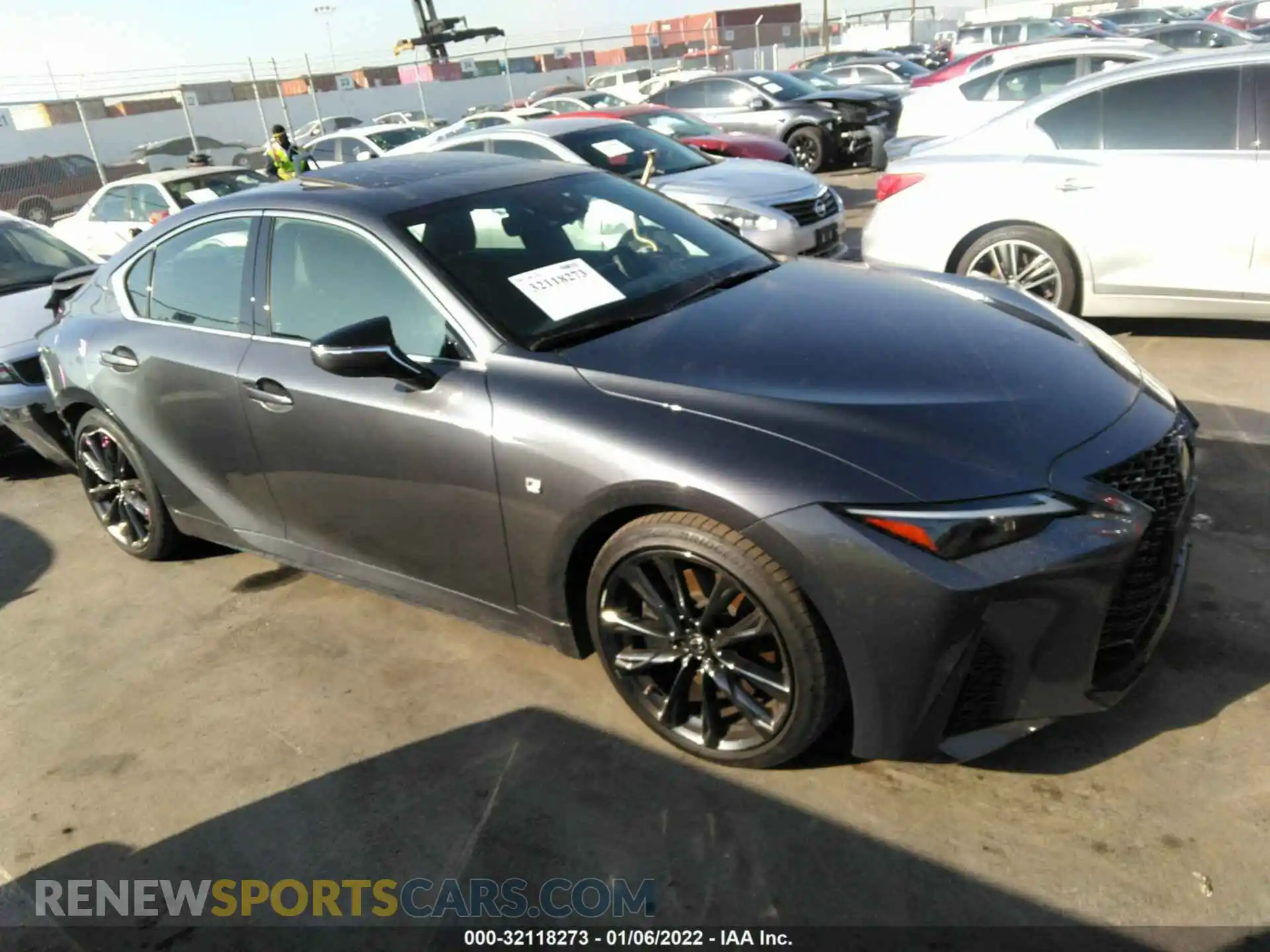1 fotografías del automóvil dañado JTHGZ1B28M5043095 LEXUS IS 2021