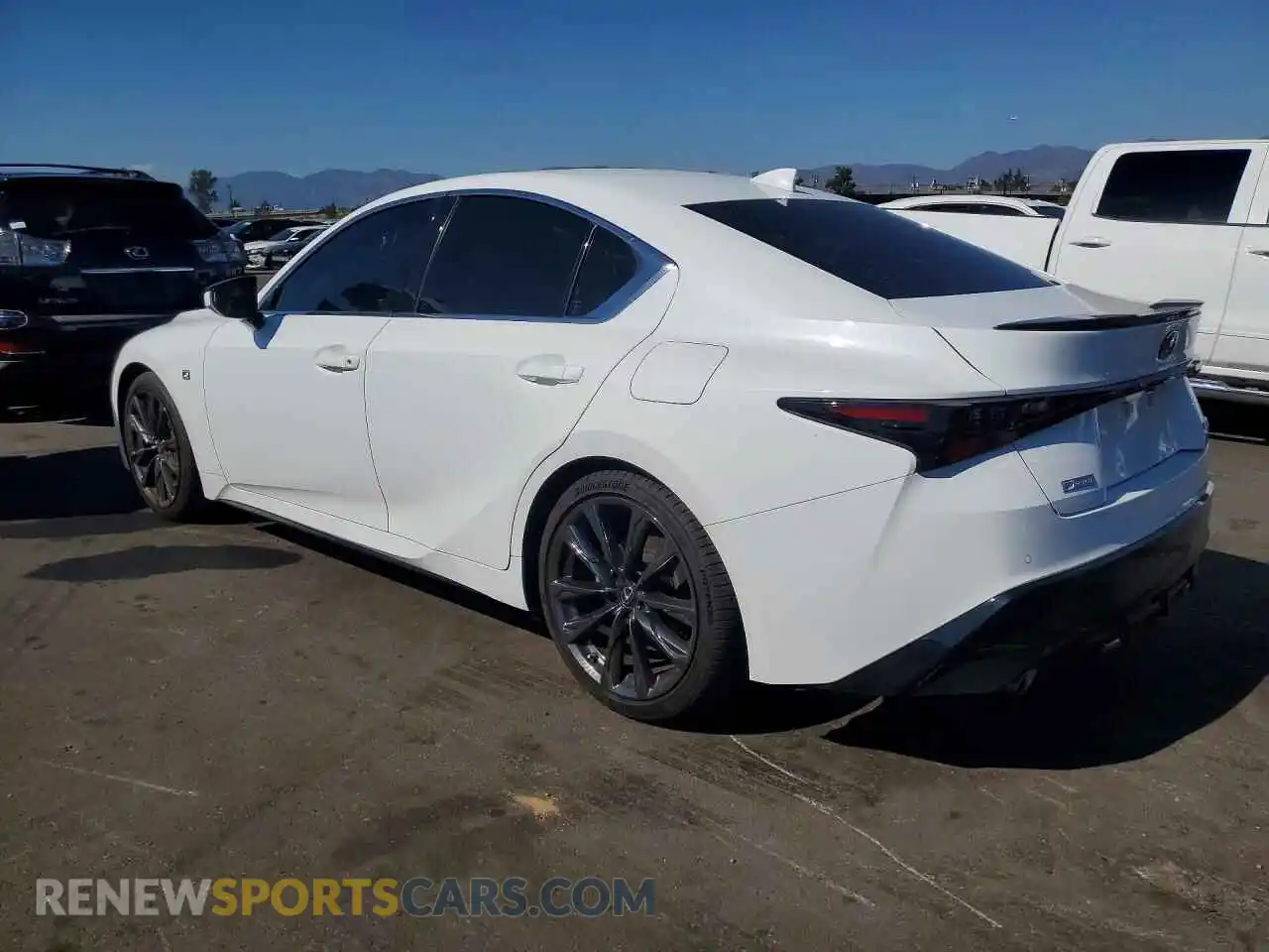 2 Photograph of a damaged car JTHGZ1B28M5043534 LEXUS IS 2021