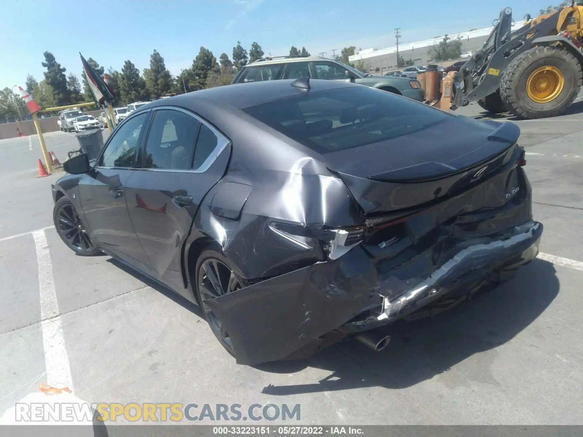 3 Photograph of a damaged car JTHGZ1B28M5044084 LEXUS IS 2021