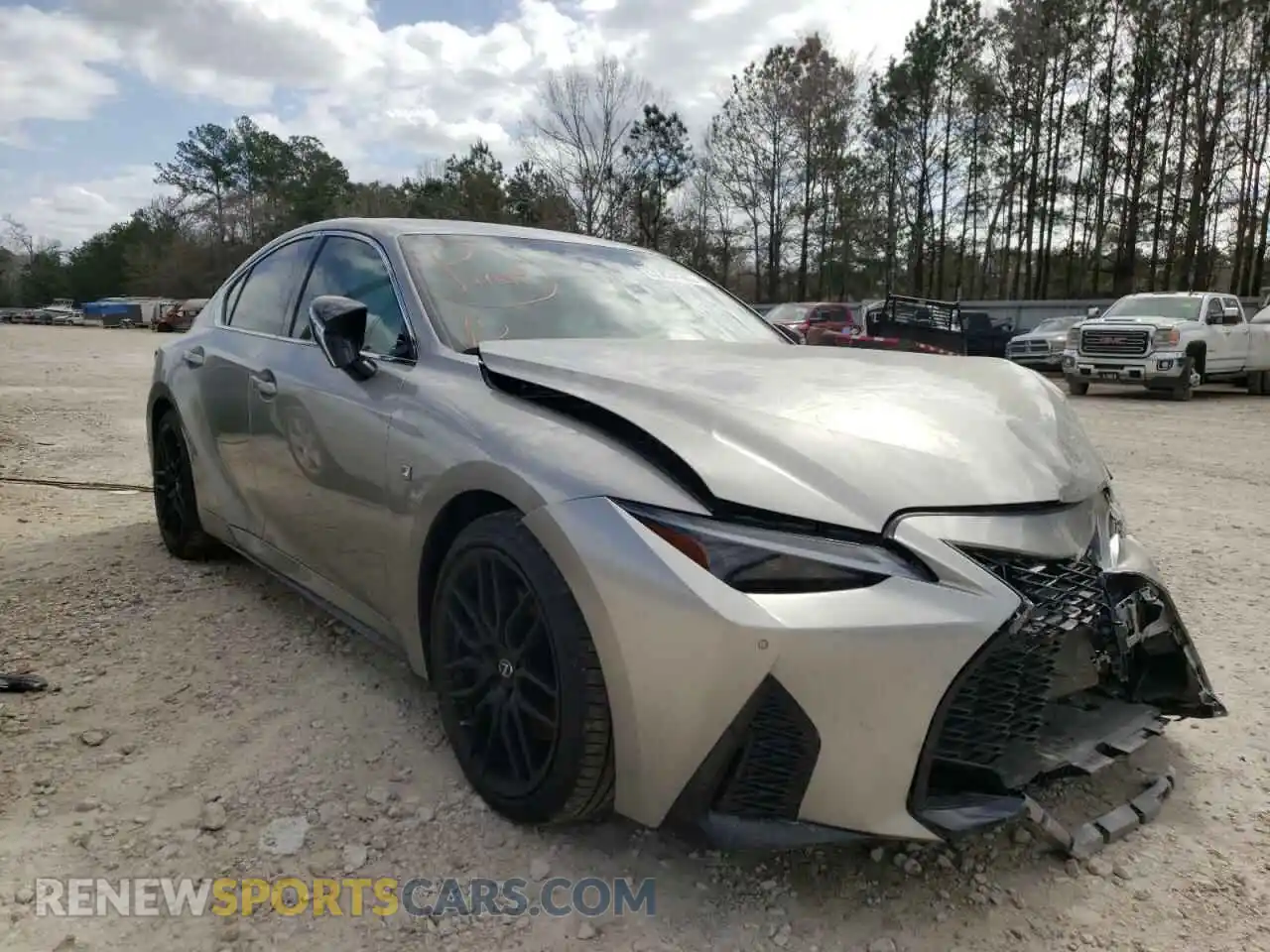 1 Photograph of a damaged car JTHGZ1B28M5047342 LEXUS IS 2021