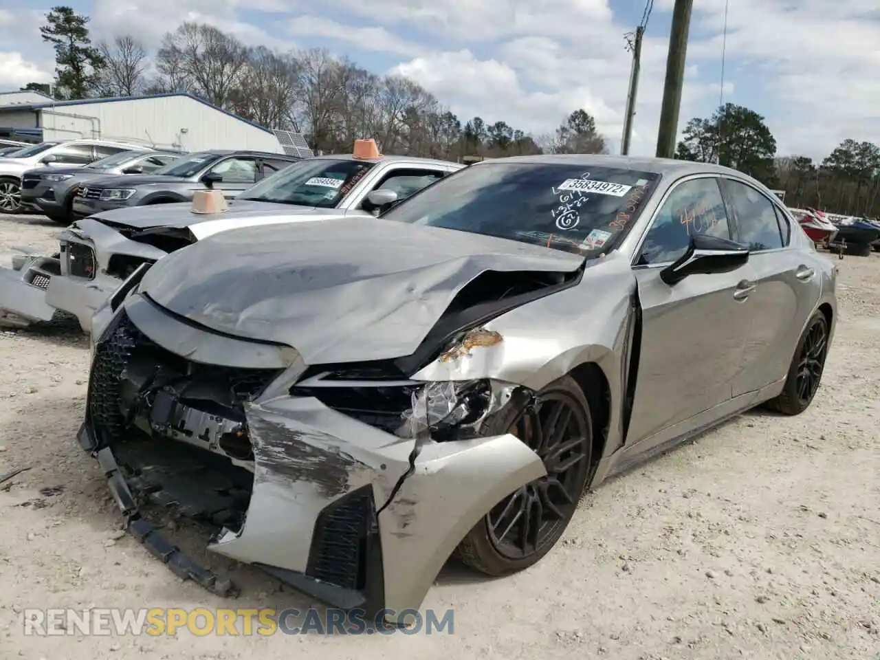 2 Photograph of a damaged car JTHGZ1B28M5047342 LEXUS IS 2021