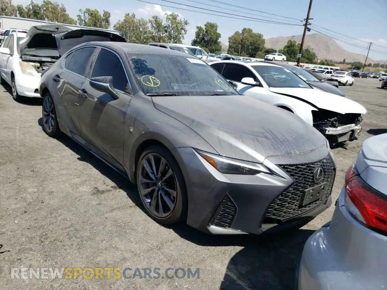 1 Photograph of a damaged car JTHGZ1B28M5047857 LEXUS IS 2021