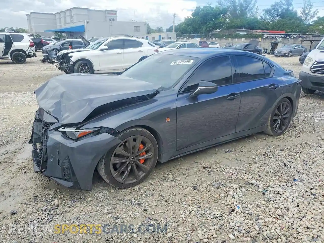 1 fotografías del automóvil dañado JTHGZ1B29M5041095 LEXUS IS 2021