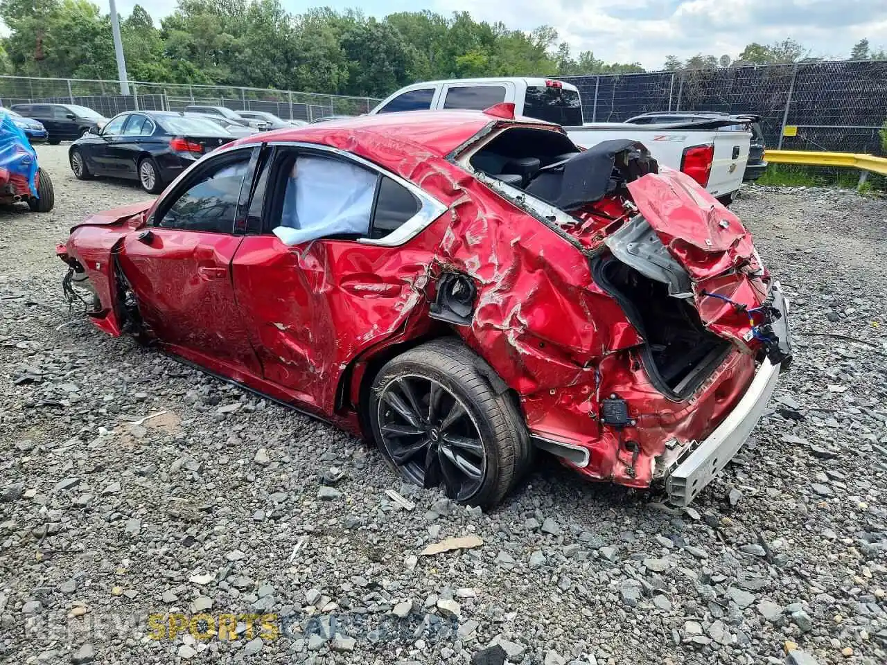 2 Photograph of a damaged car JTHGZ1B29M5044644 LEXUS IS 2021
