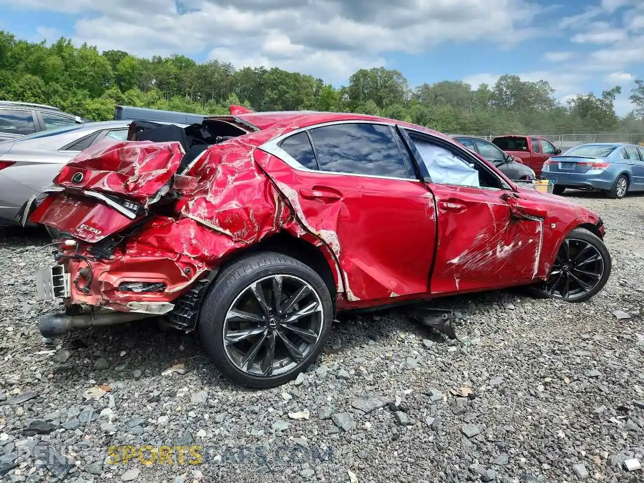 3 Photograph of a damaged car JTHGZ1B29M5044644 LEXUS IS 2021