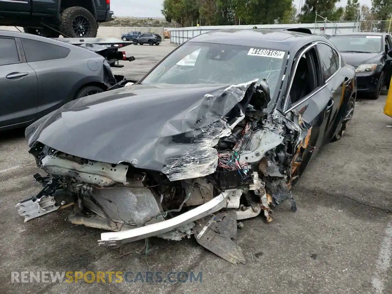 2 Photograph of a damaged car JTHGZ1B29M5047253 LEXUS IS 2021