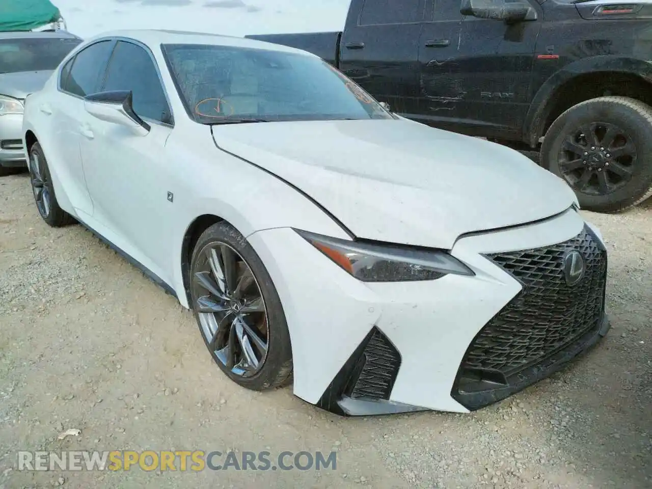 1 Photograph of a damaged car JTHGZ1B2XM5038352 LEXUS IS 2021