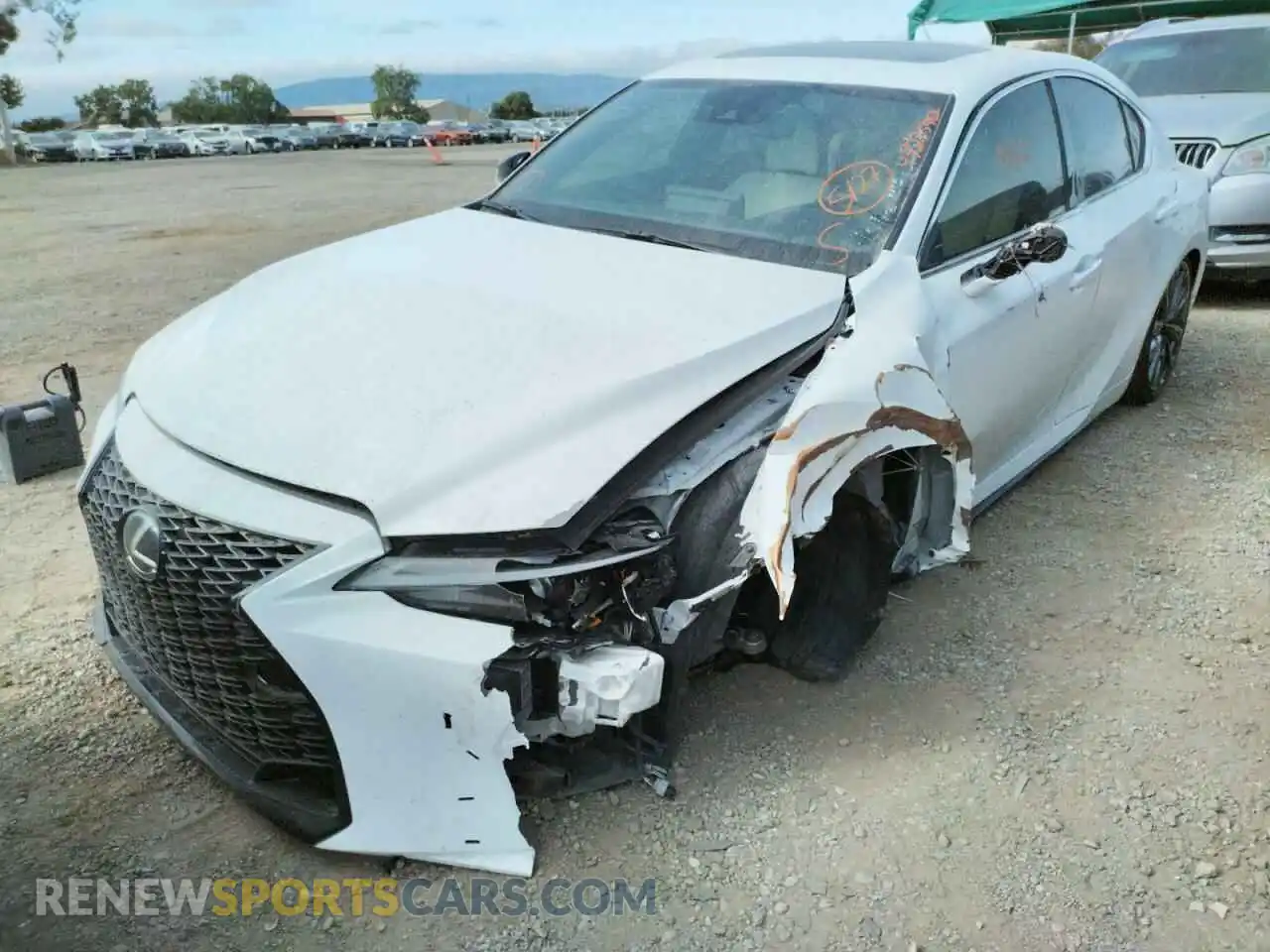 2 Photograph of a damaged car JTHGZ1B2XM5038352 LEXUS IS 2021