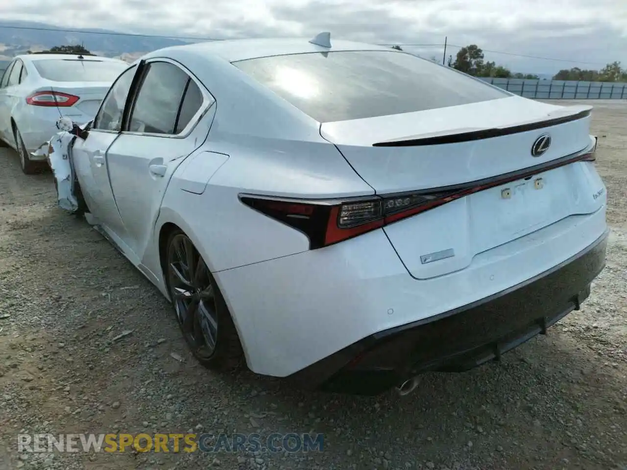 3 Photograph of a damaged car JTHGZ1B2XM5038352 LEXUS IS 2021