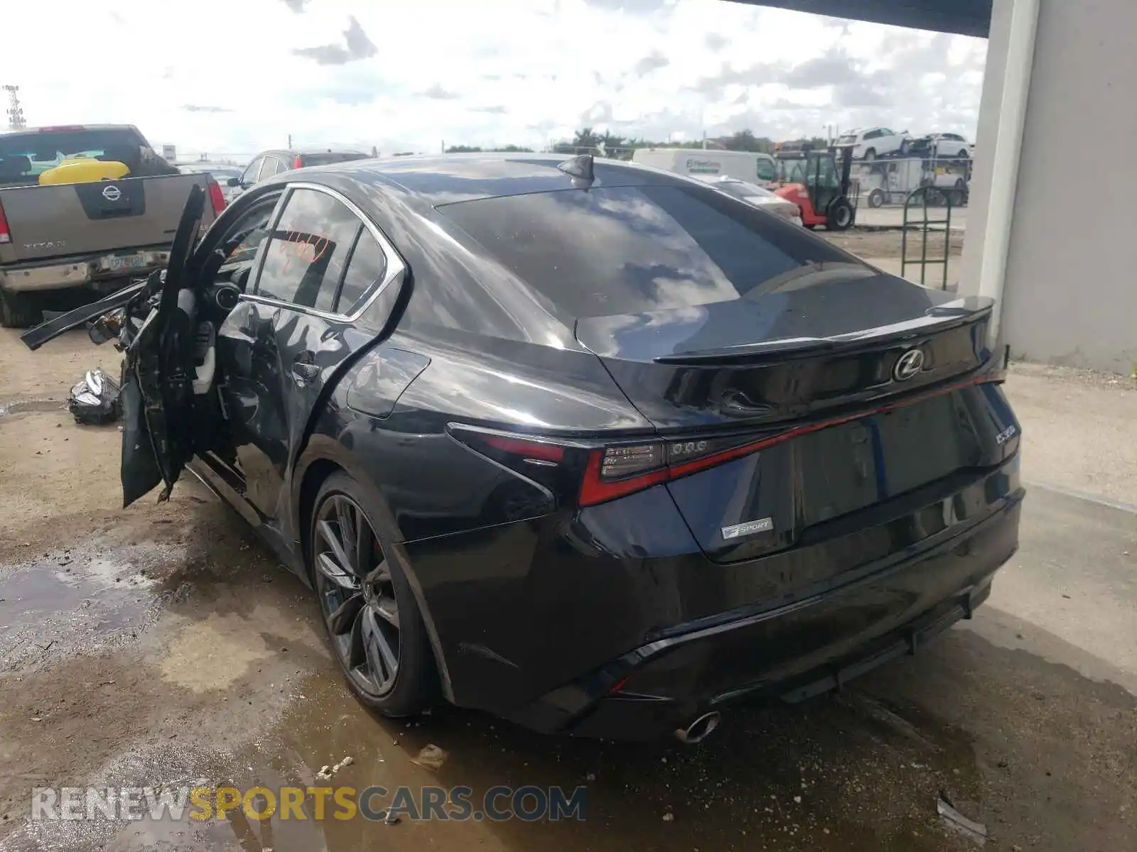 3 Photograph of a damaged car JTHGZ1B2XM5041414 LEXUS IS 2021
