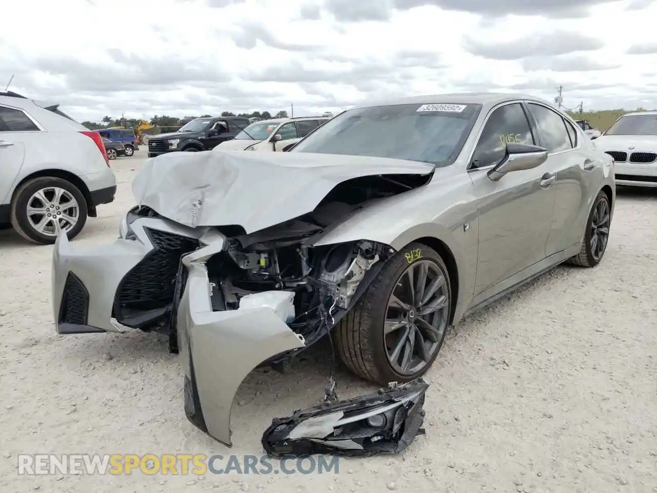 2 Photograph of a damaged car JTHGZ1B2XM5043678 LEXUS IS 2021
