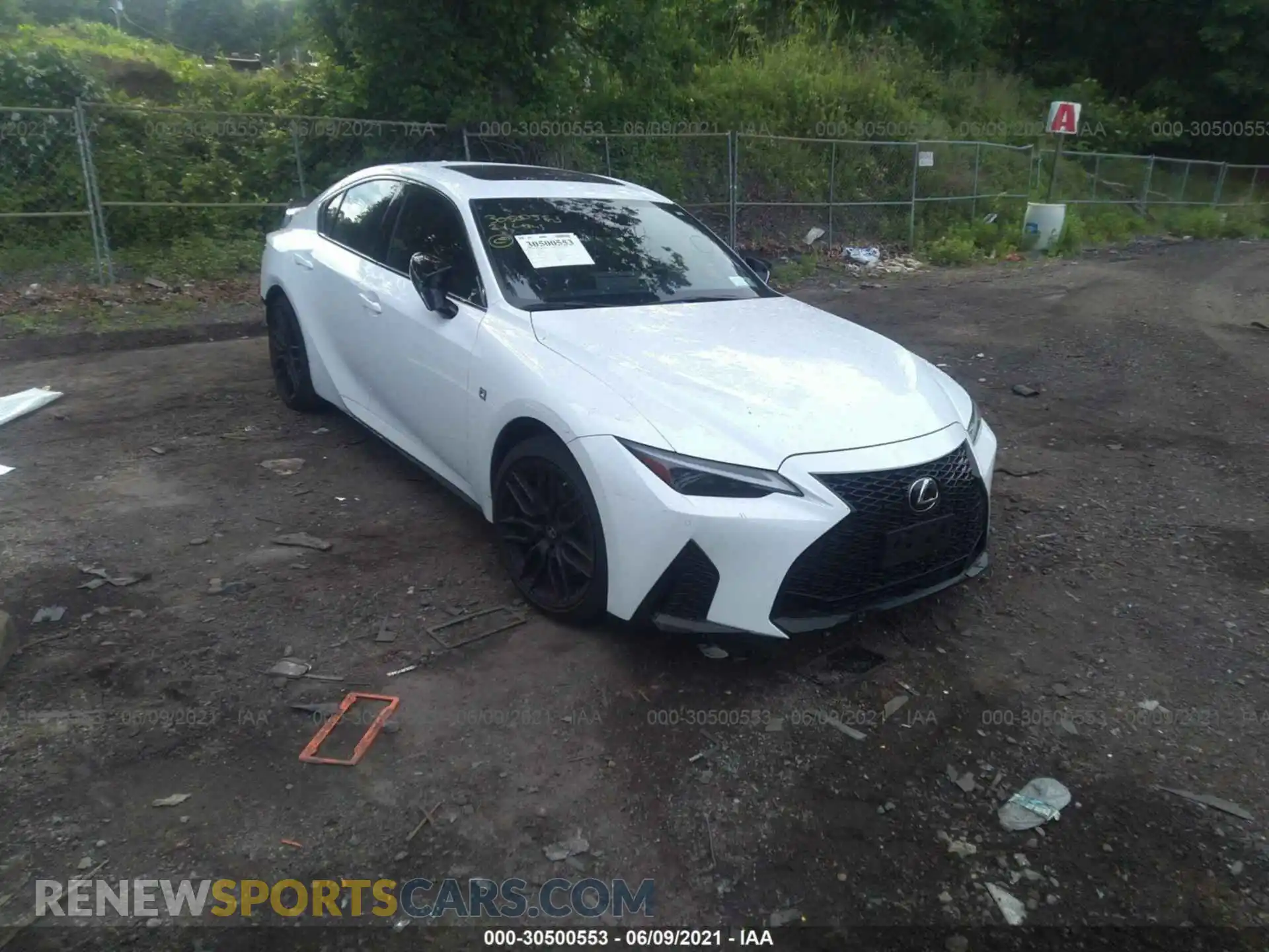1 Photograph of a damaged car JTHGZ1E20M5018865 LEXUS IS 2021