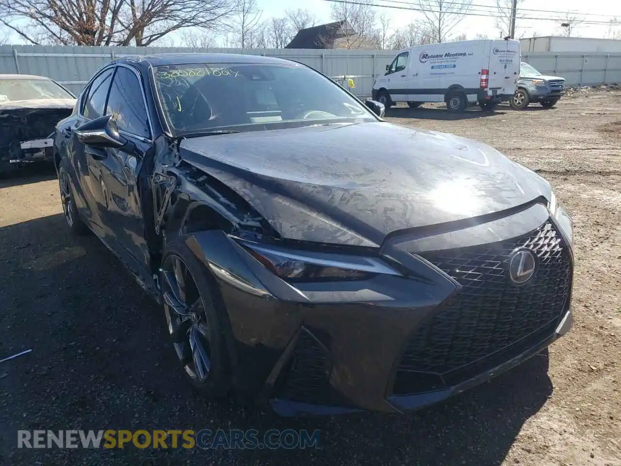 1 Photograph of a damaged car JTHGZ1E21M5020155 LEXUS IS 2021