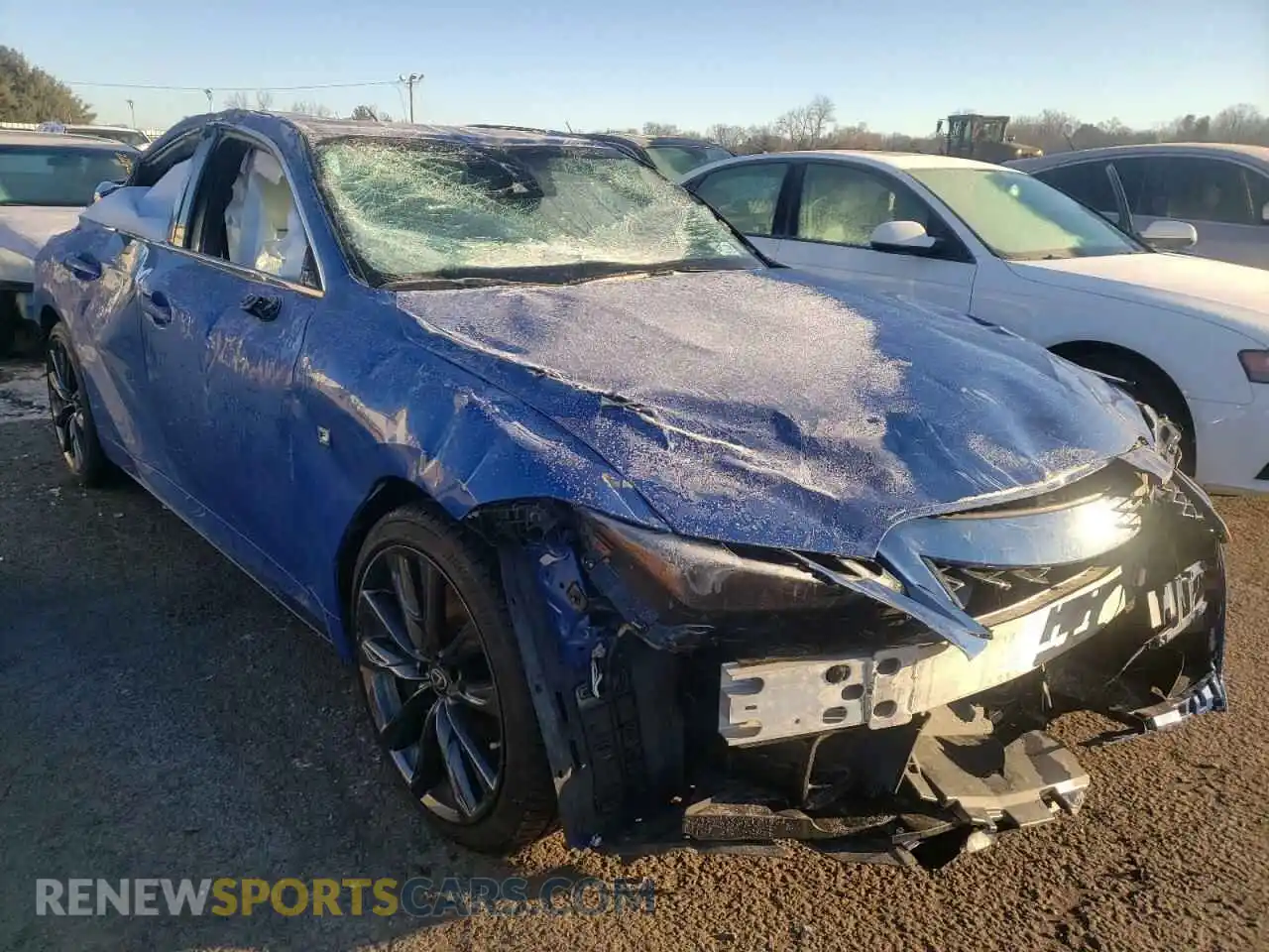 1 Photograph of a damaged car JTHGZ1E21M5020513 LEXUS IS 2021