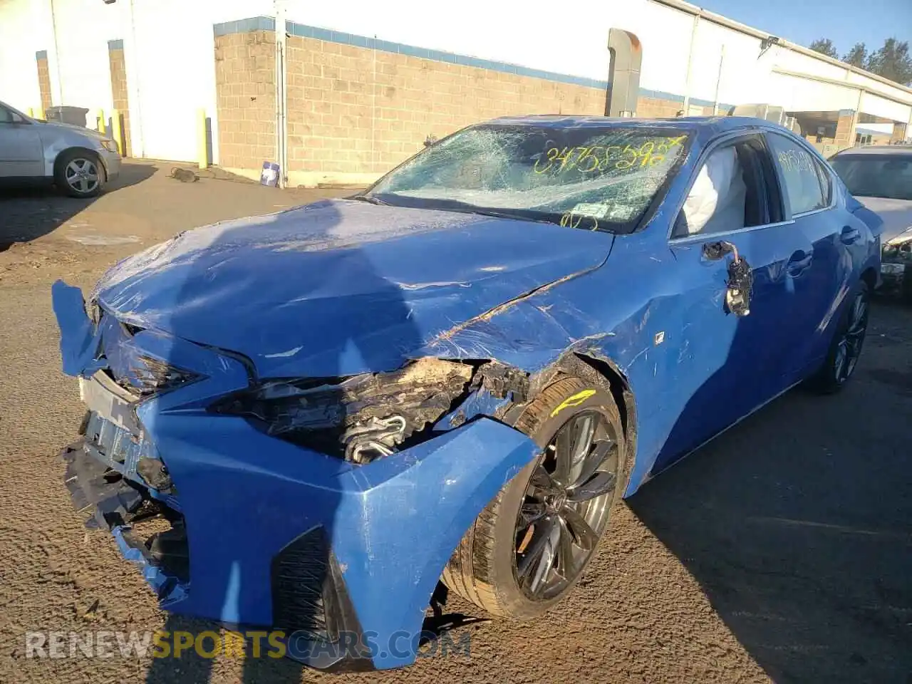 2 Photograph of a damaged car JTHGZ1E21M5020513 LEXUS IS 2021