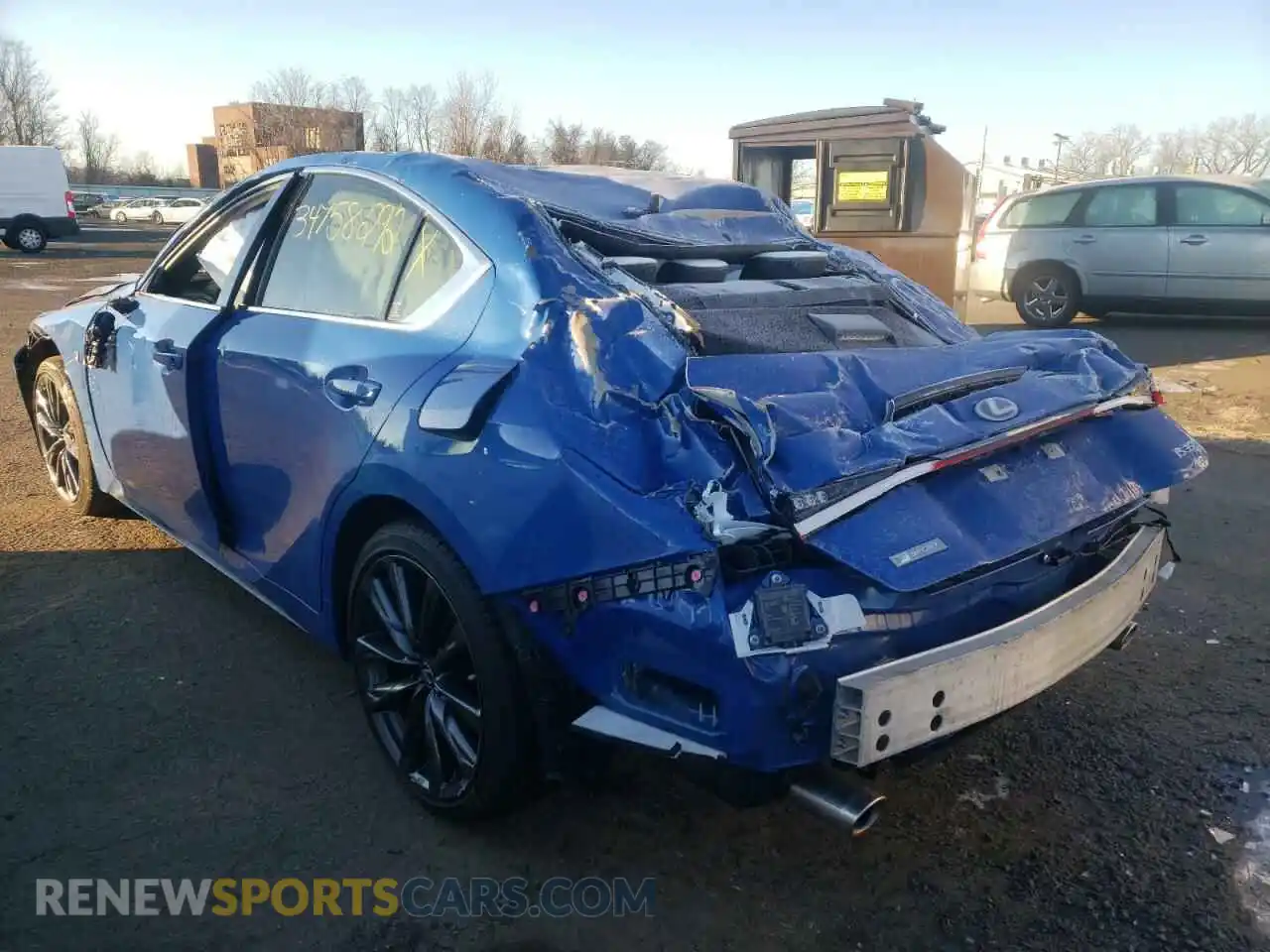 3 Photograph of a damaged car JTHGZ1E21M5020513 LEXUS IS 2021