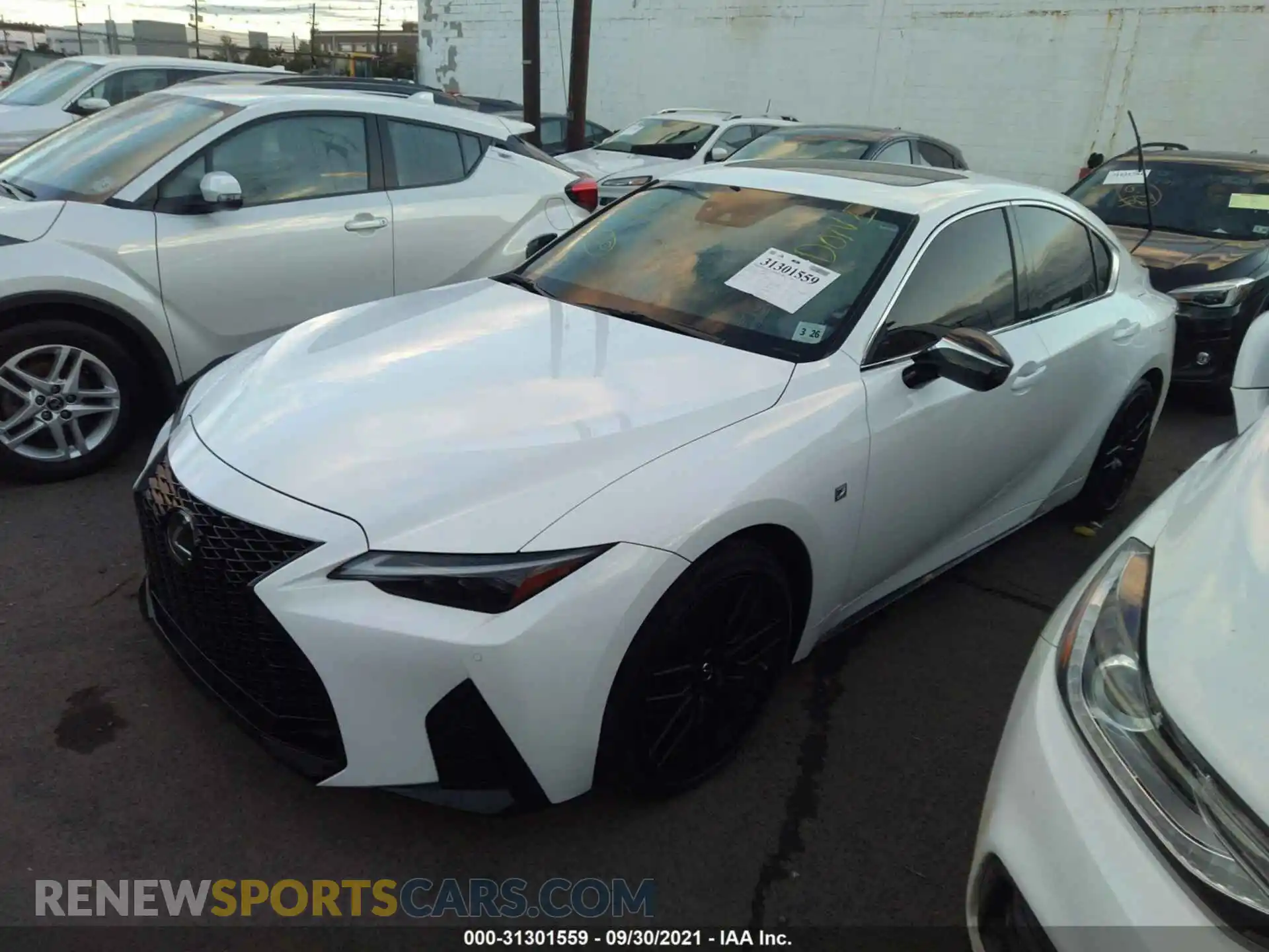2 Photograph of a damaged car JTHGZ1E22M5019497 LEXUS IS 2021