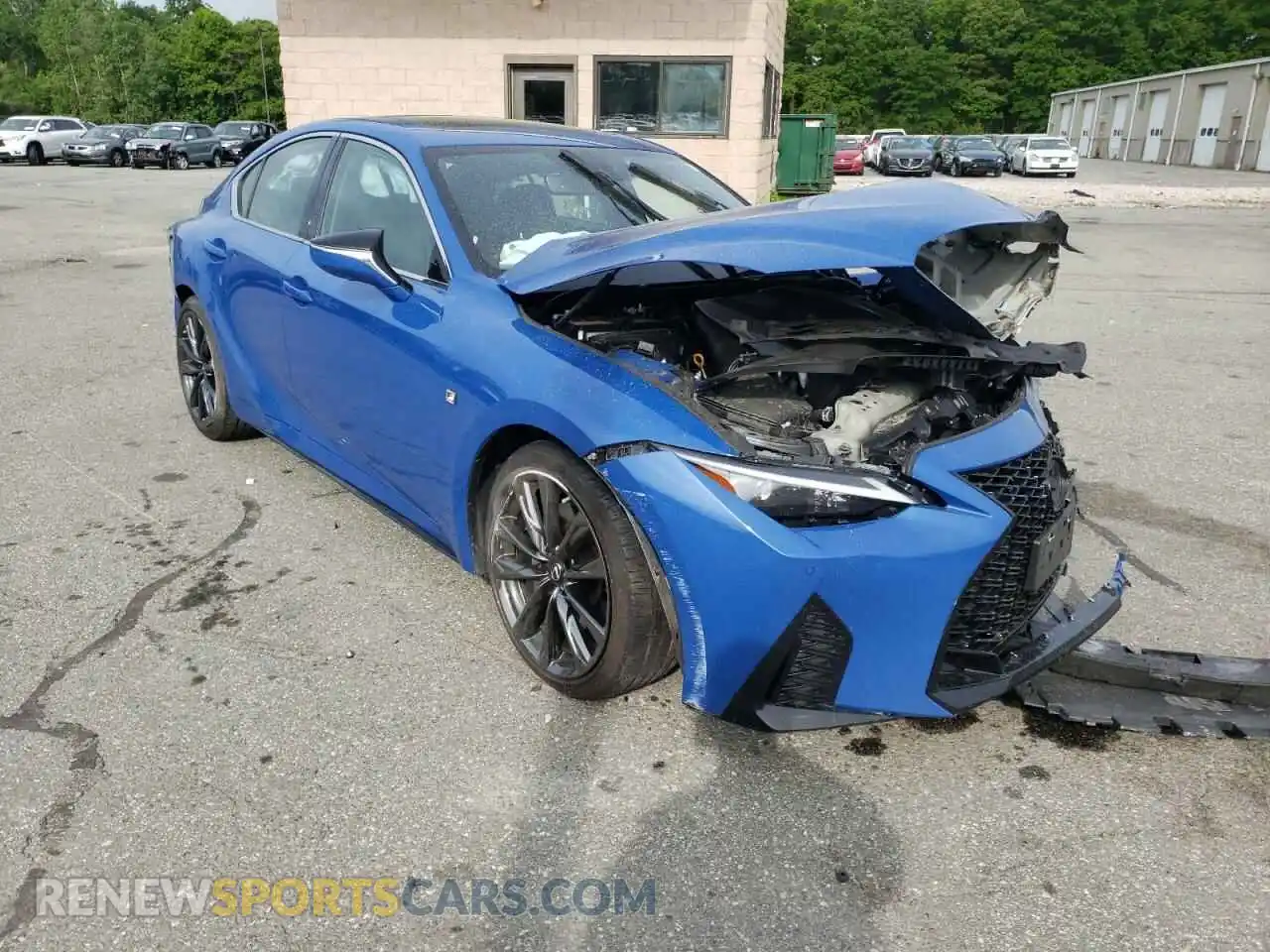 1 Photograph of a damaged car JTHGZ1E22M5020620 LEXUS IS 2021