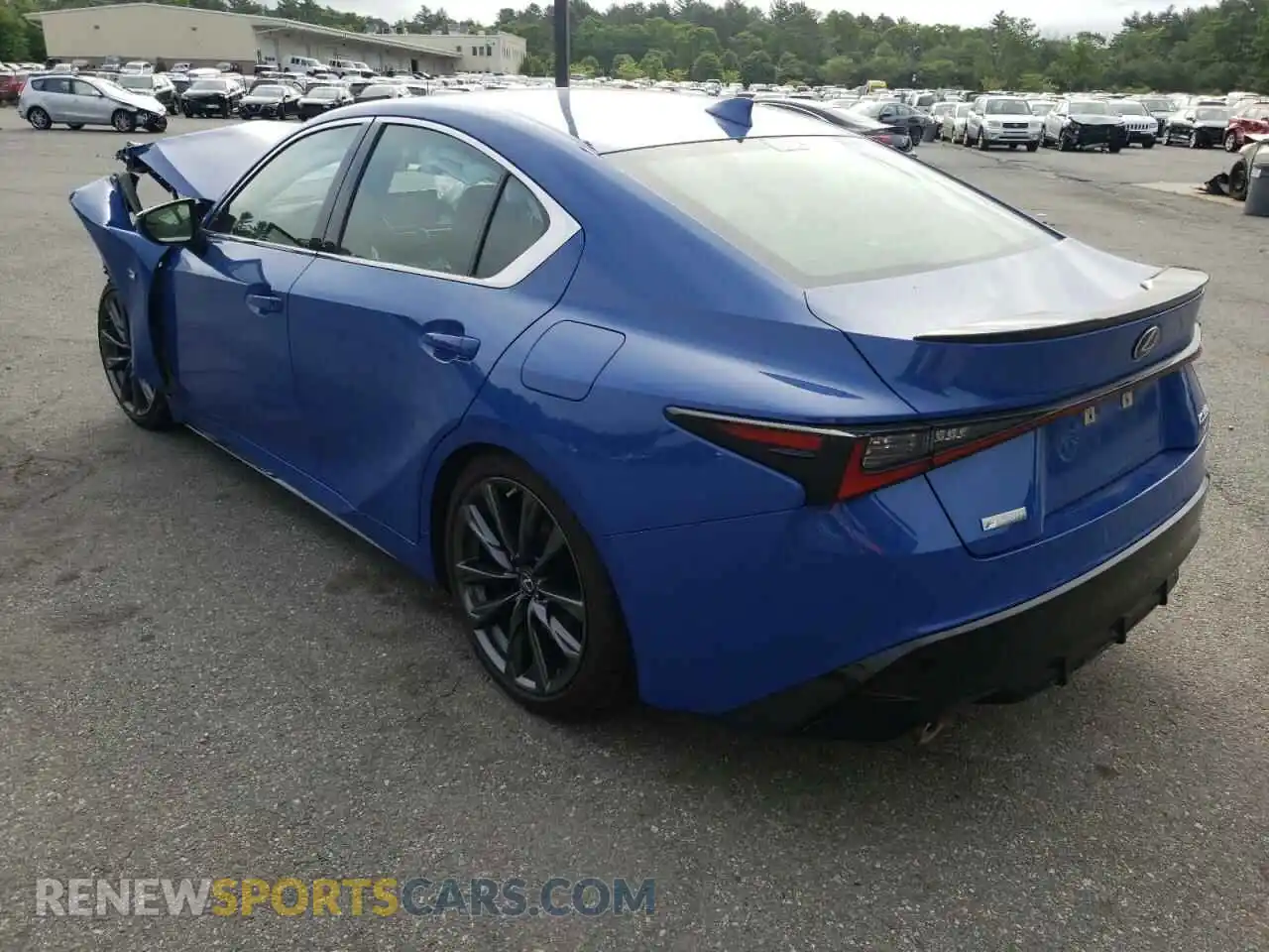 3 Photograph of a damaged car JTHGZ1E22M5020620 LEXUS IS 2021