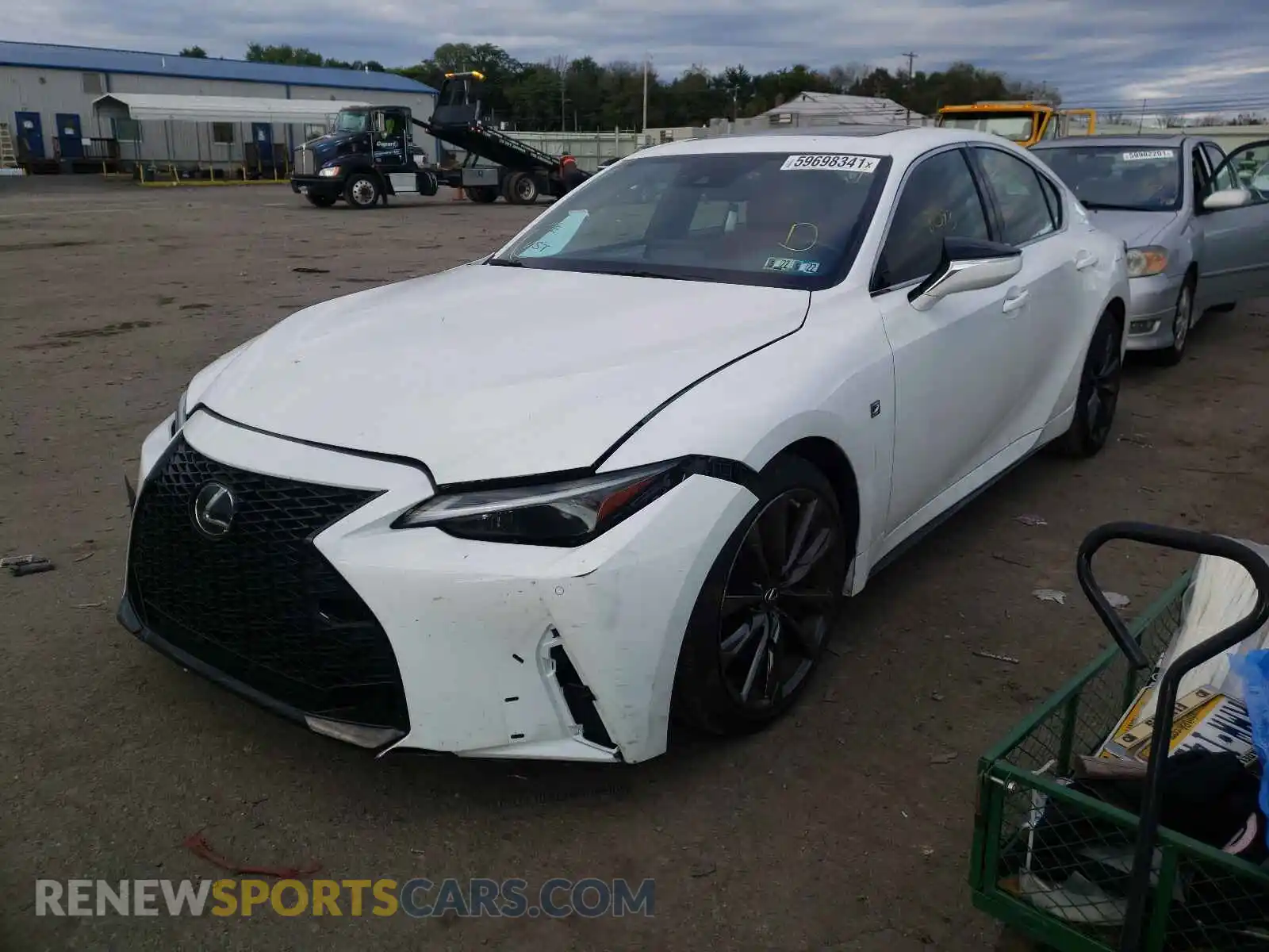 2 Photograph of a damaged car JTHGZ1E23M5020741 LEXUS IS 2021