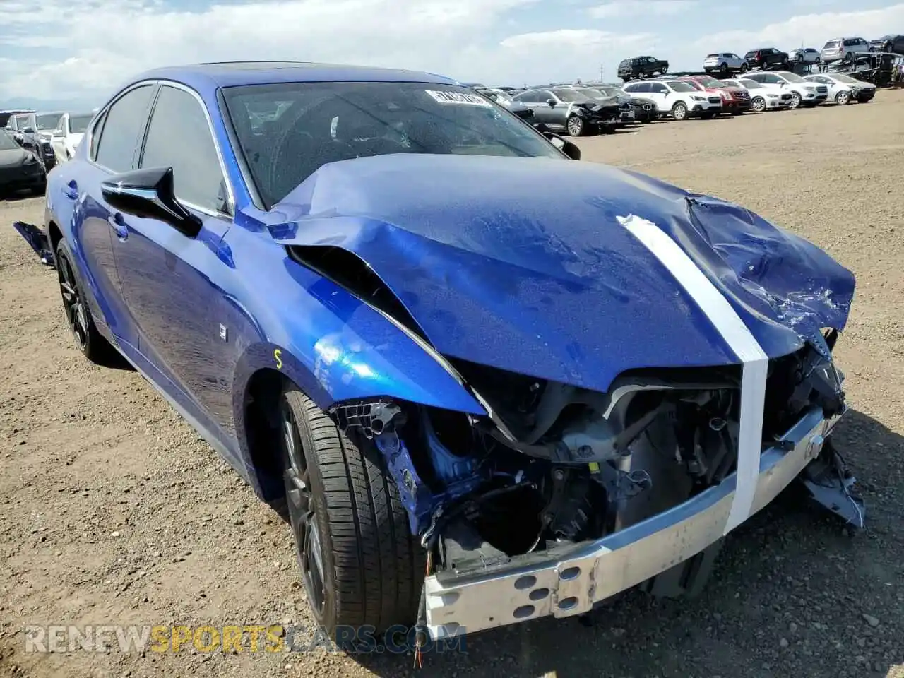 1 Photograph of a damaged car JTHGZ1E25M5018795 LEXUS IS 2021