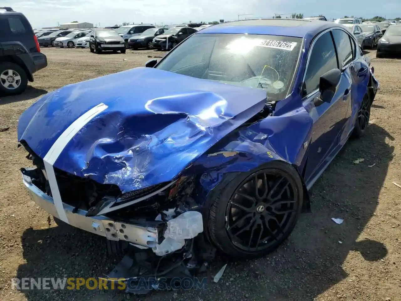2 Photograph of a damaged car JTHGZ1E25M5018795 LEXUS IS 2021