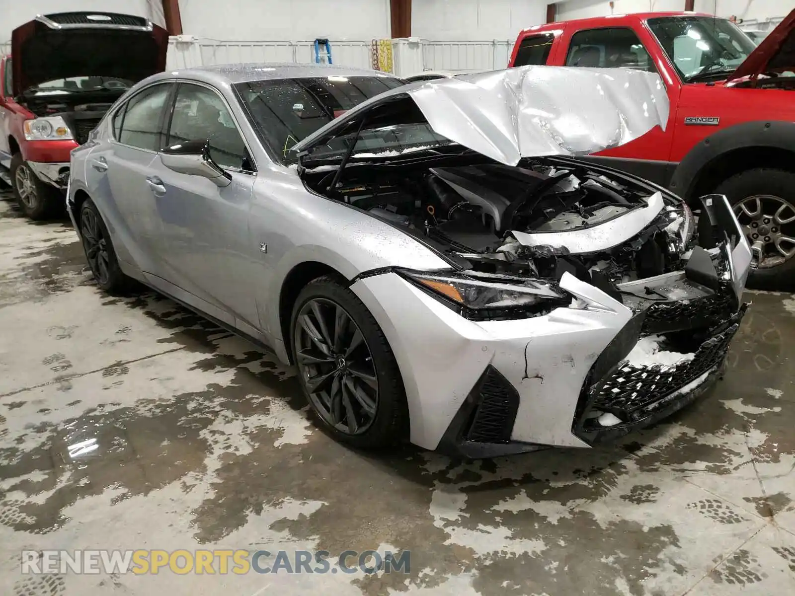 1 Photograph of a damaged car JTHGZ1E26M5018661 LEXUS IS 2021