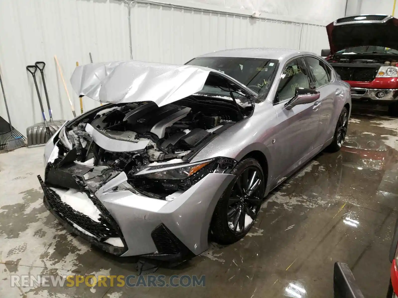 2 Photograph of a damaged car JTHGZ1E26M5018661 LEXUS IS 2021
