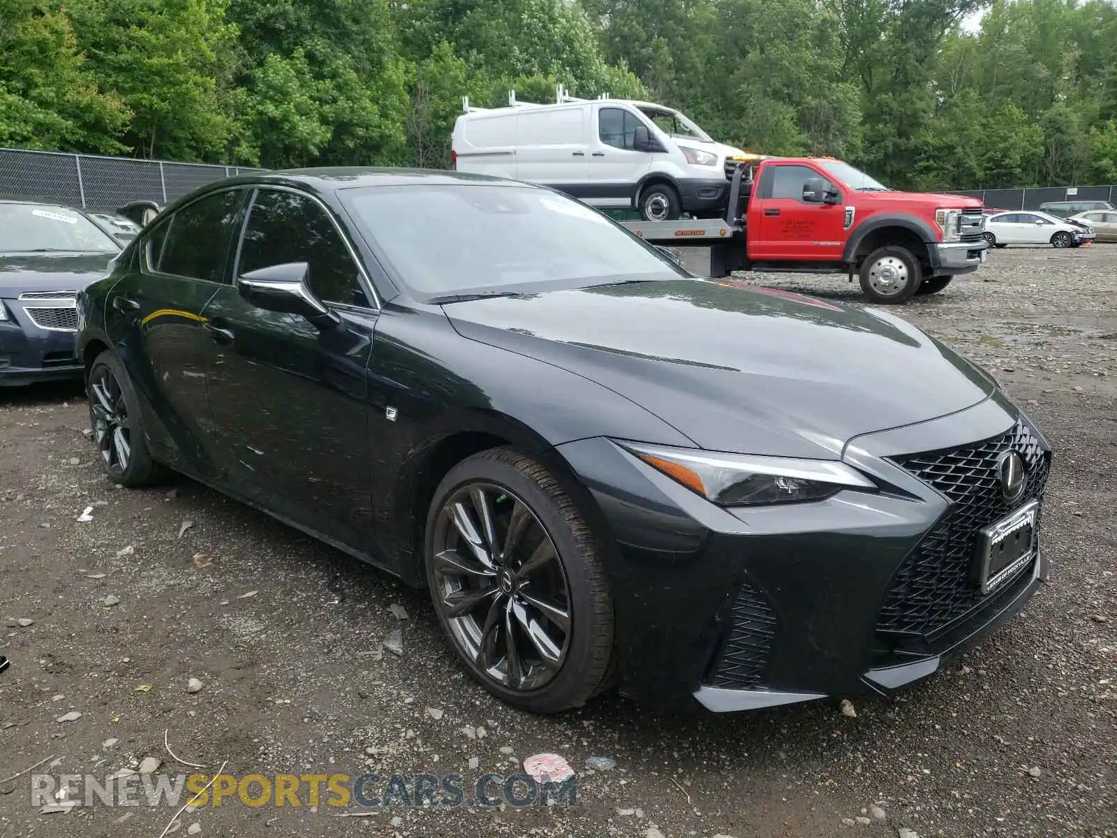 1 Photograph of a damaged car JTHGZ1E26M5019146 LEXUS IS 2021