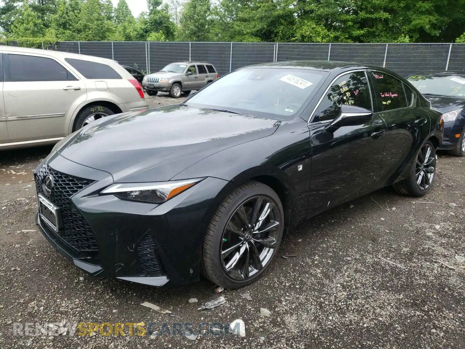 2 Photograph of a damaged car JTHGZ1E26M5019146 LEXUS IS 2021