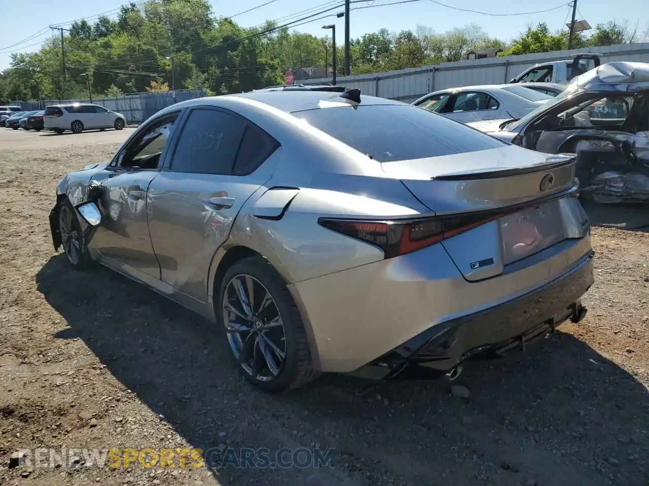 3 Photograph of a damaged car JTHGZ1E26M5022001 LEXUS IS 2021