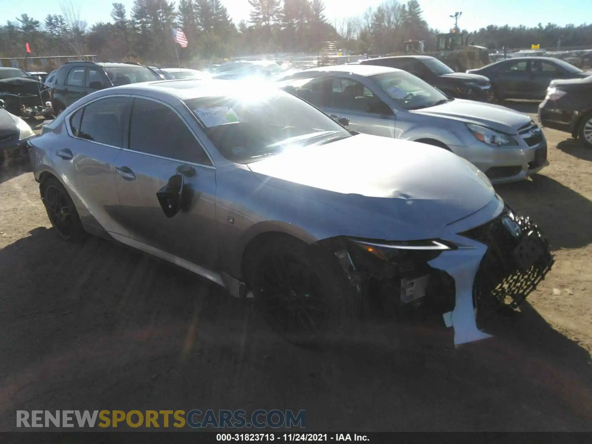 1 fotografías del automóvil dañado JTHGZ1E28M5018905 LEXUS IS 2021