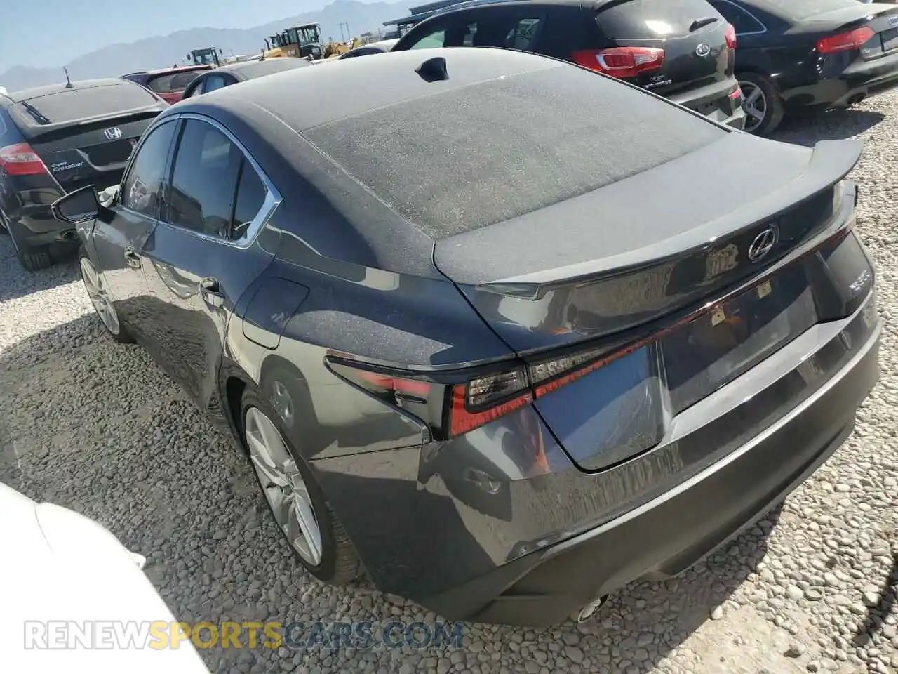 2 Photograph of a damaged car JTHAA1D21N5120868 LEXUS IS 2022