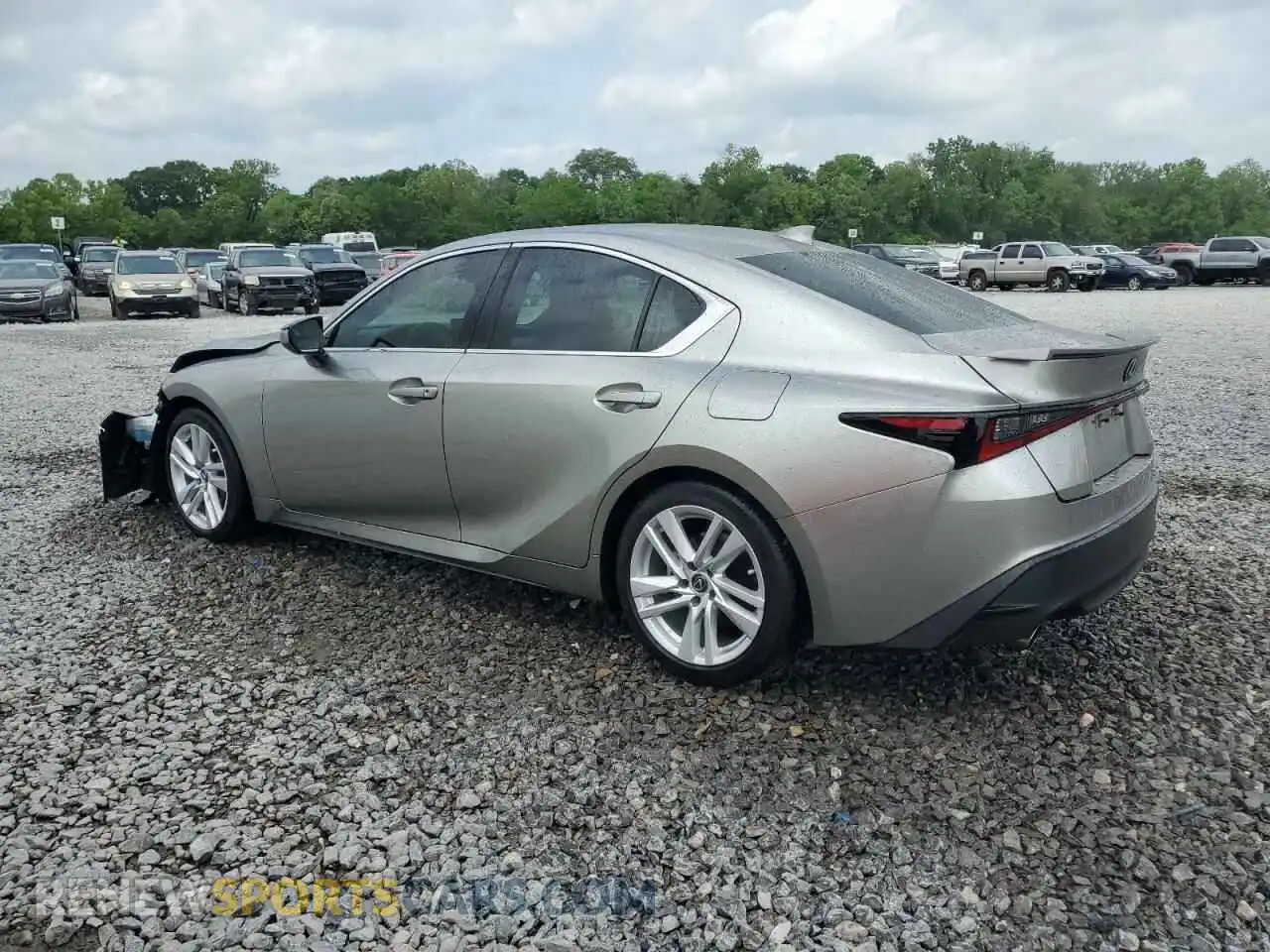 2 Photograph of a damaged car JTHAA1D25N5121912 LEXUS IS 2022
