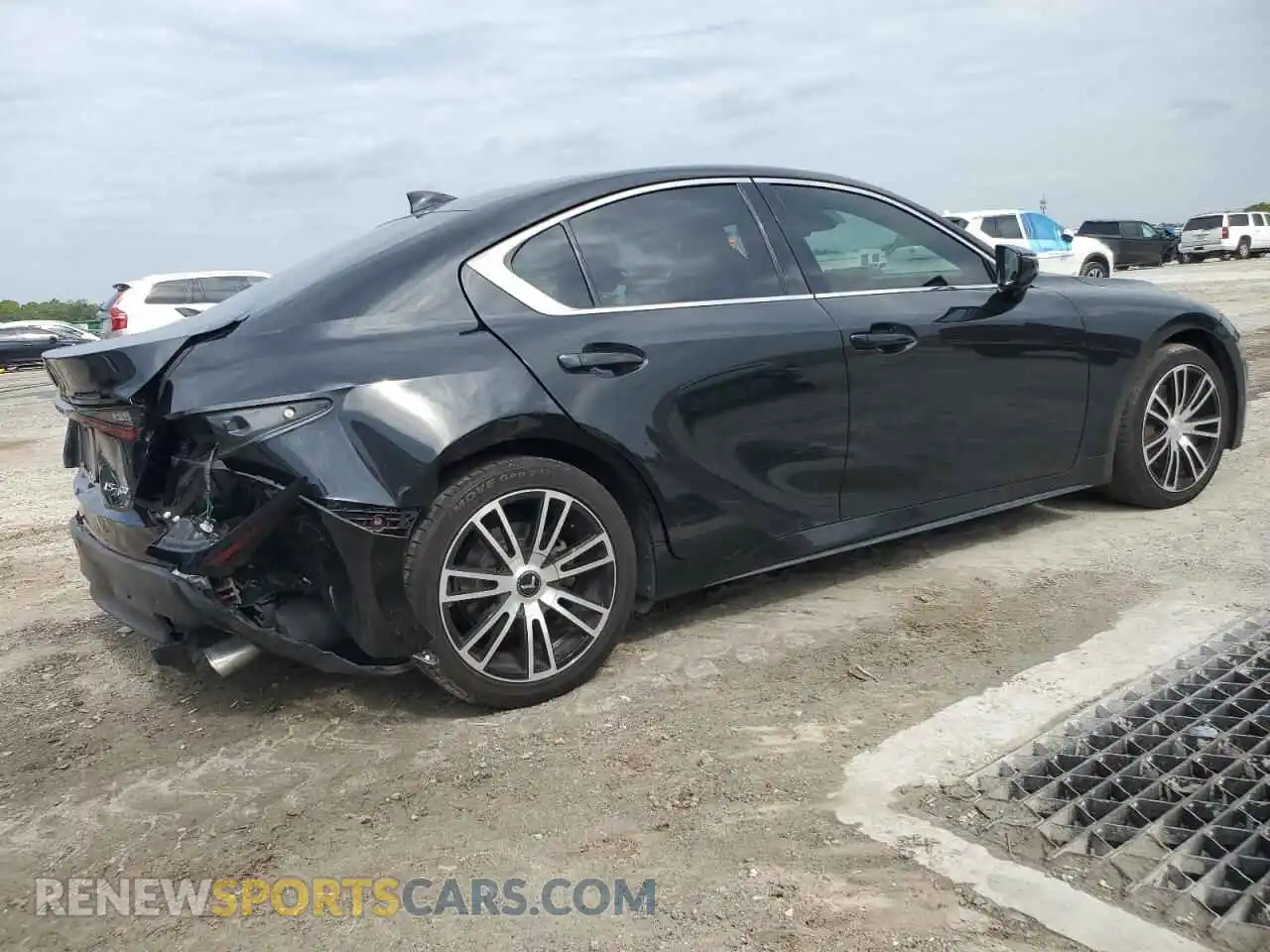 3 Photograph of a damaged car JTHAA1D26N5120722 LEXUS IS 2022
