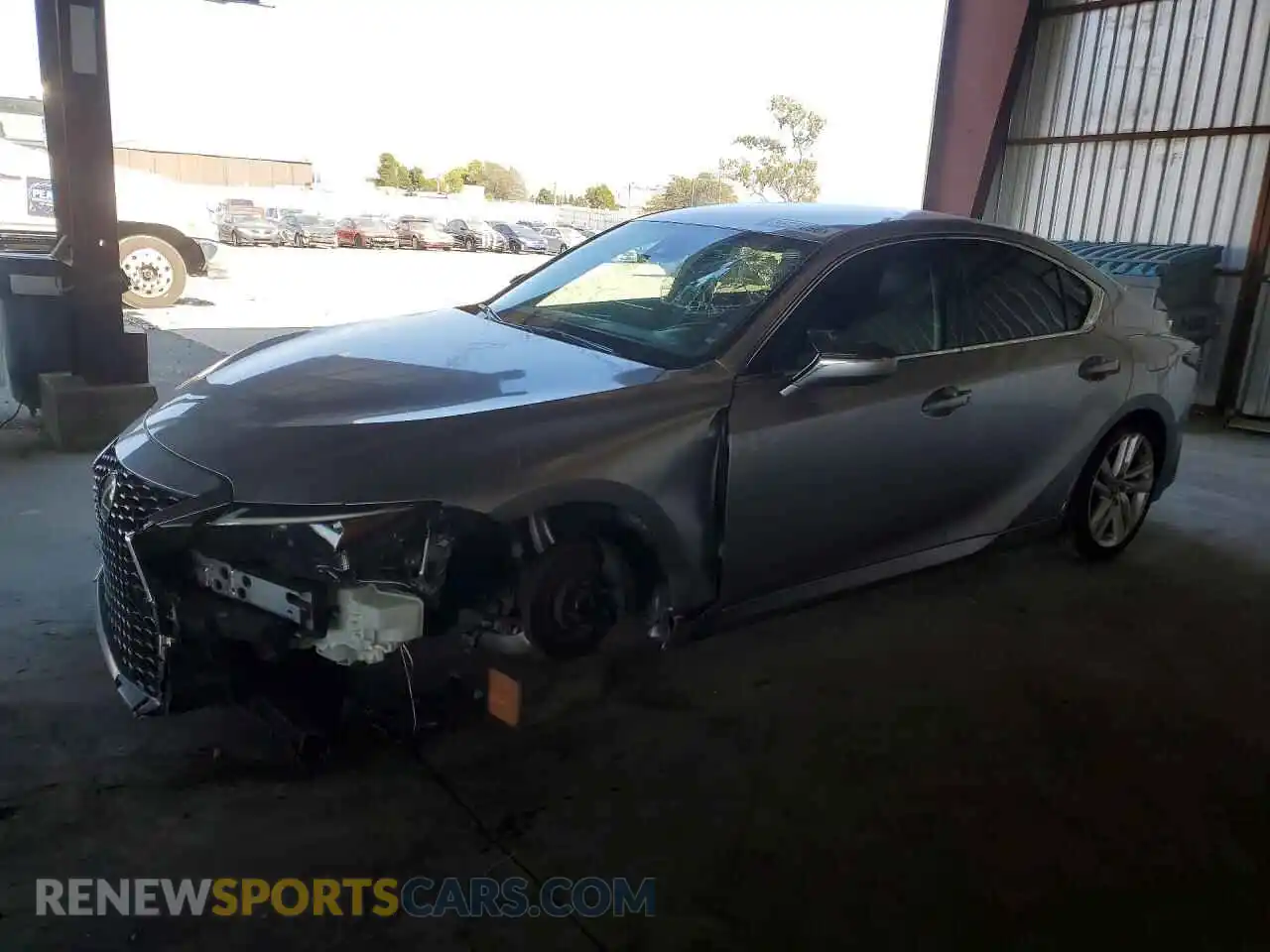 1 Photograph of a damaged car JTHAA1D28N5118731 LEXUS IS 2022