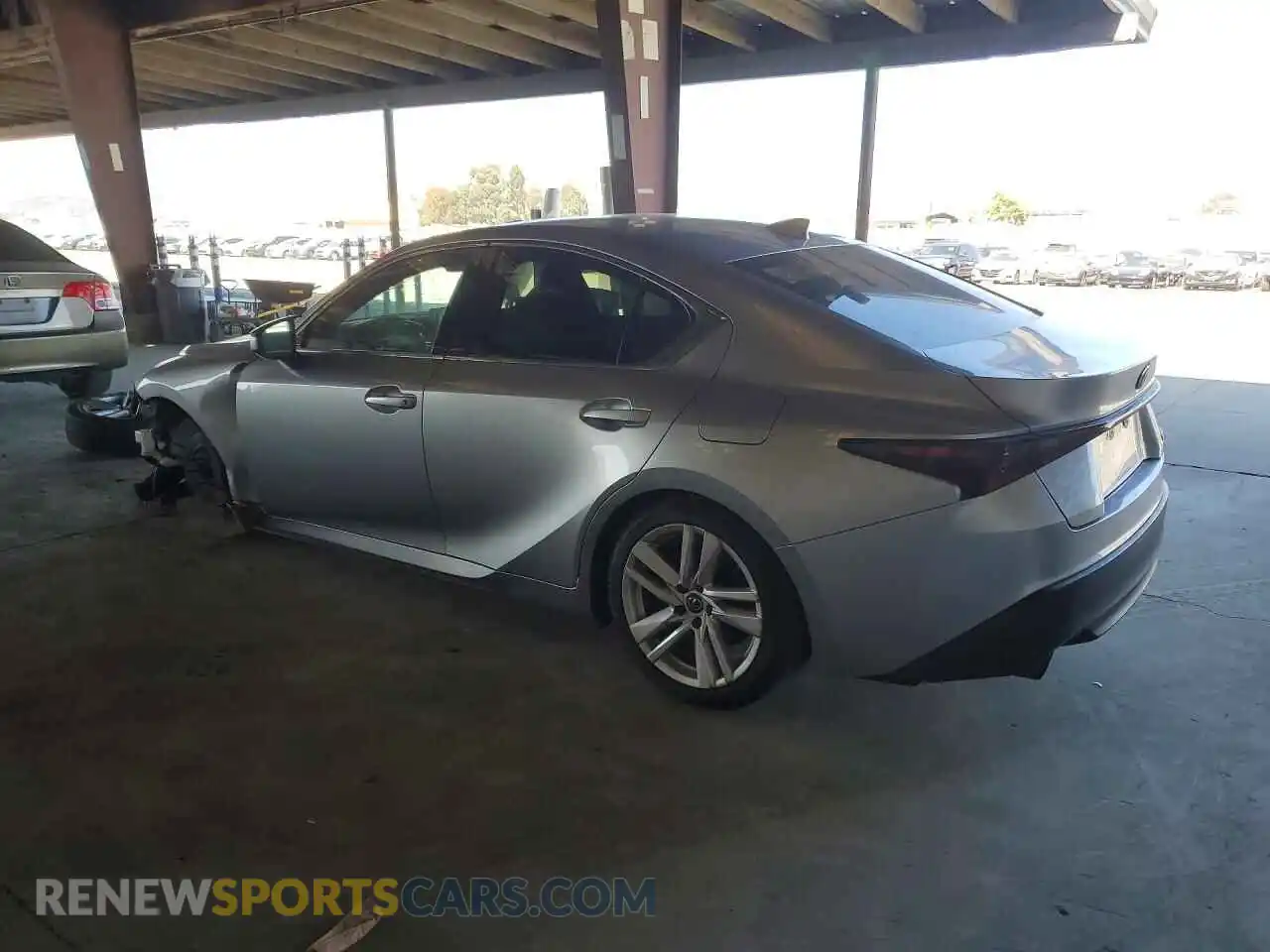 2 Photograph of a damaged car JTHAA1D28N5118731 LEXUS IS 2022