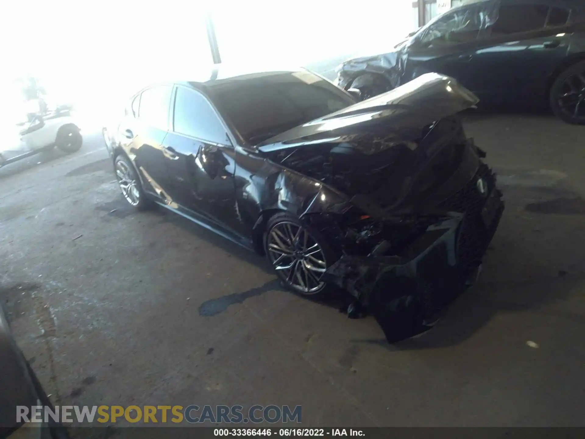 1 Photograph of a damaged car JTHAP1D26N5001891 LEXUS IS 2022