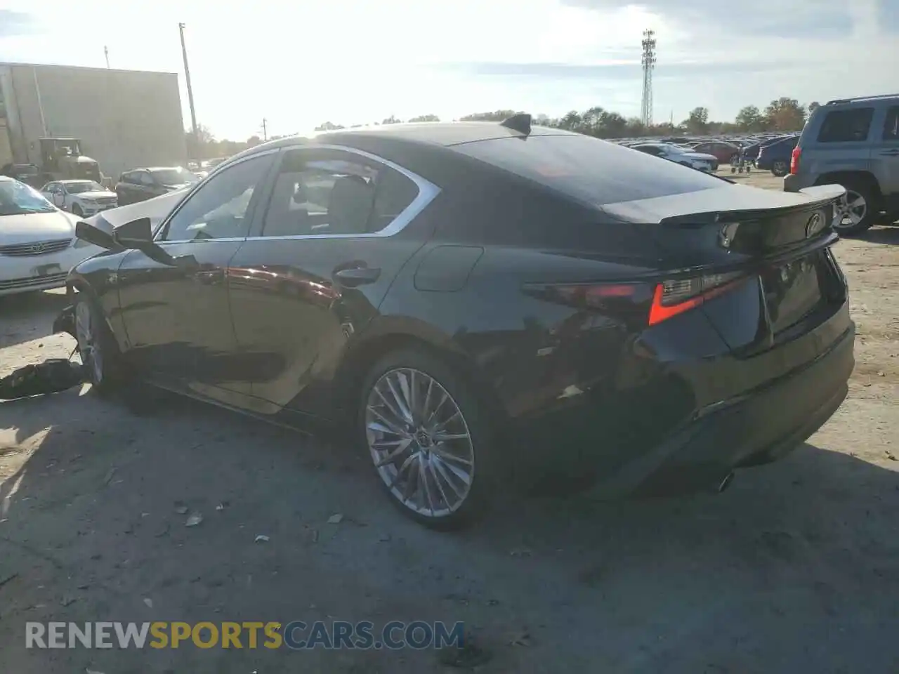 2 Photograph of a damaged car JTHD81F27N5047933 LEXUS IS 2022