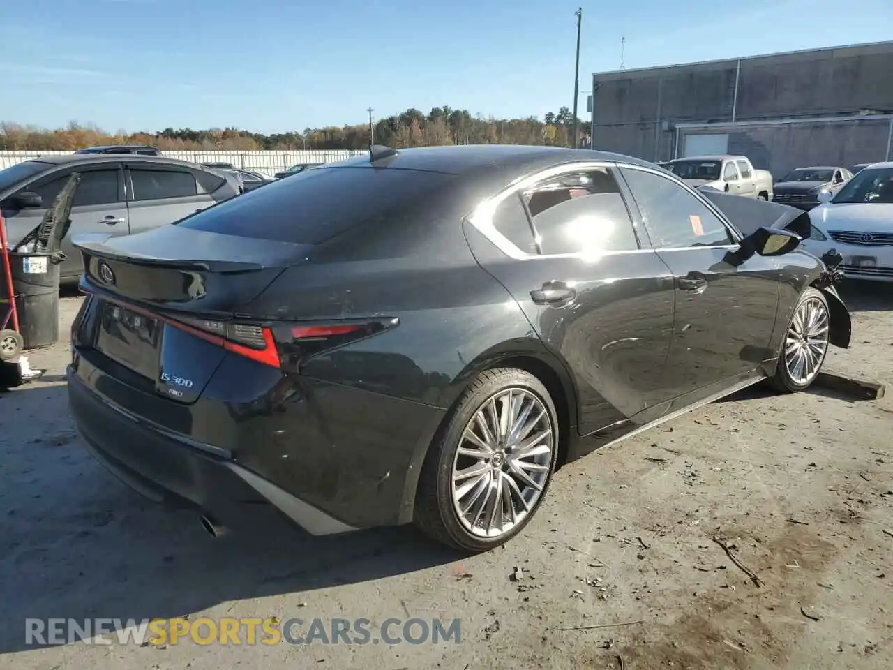 3 Photograph of a damaged car JTHD81F27N5047933 LEXUS IS 2022