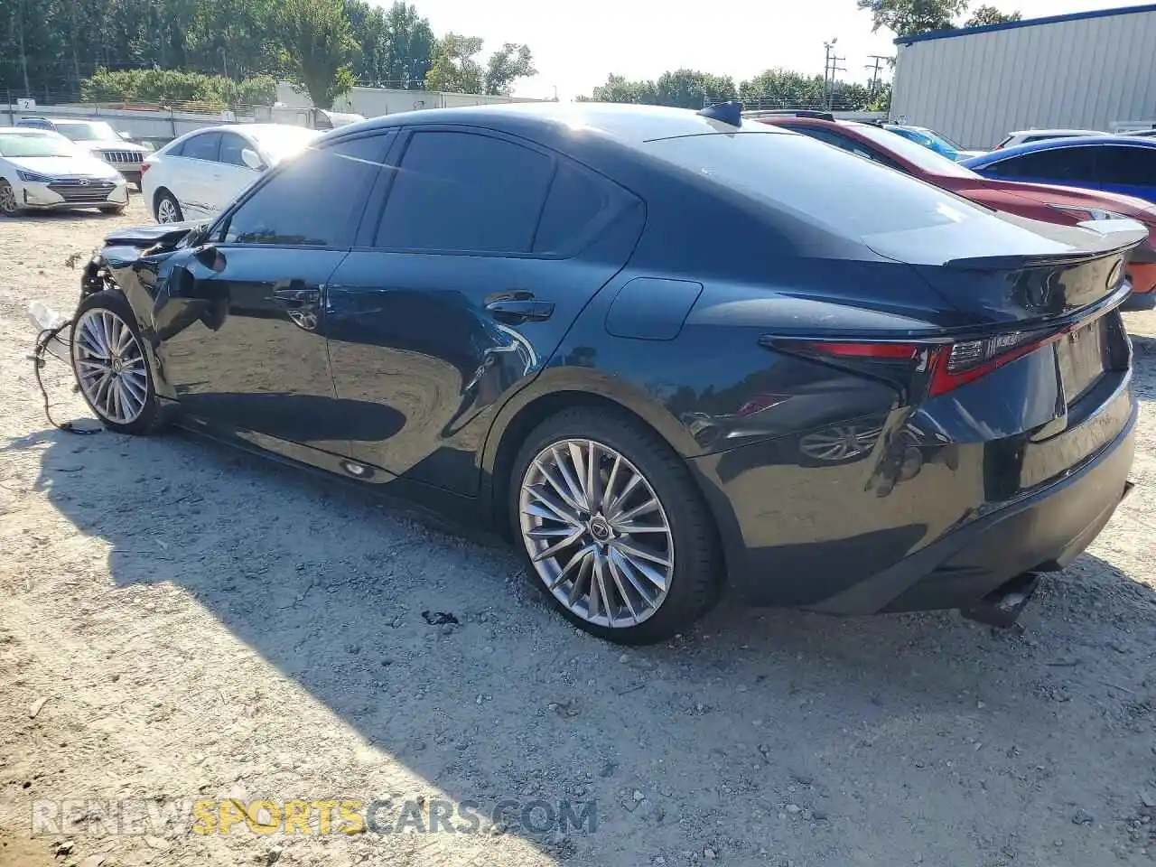 2 Фотография поврежденного автомобиля JTHD81F28N5047939 LEXUS IS 2022