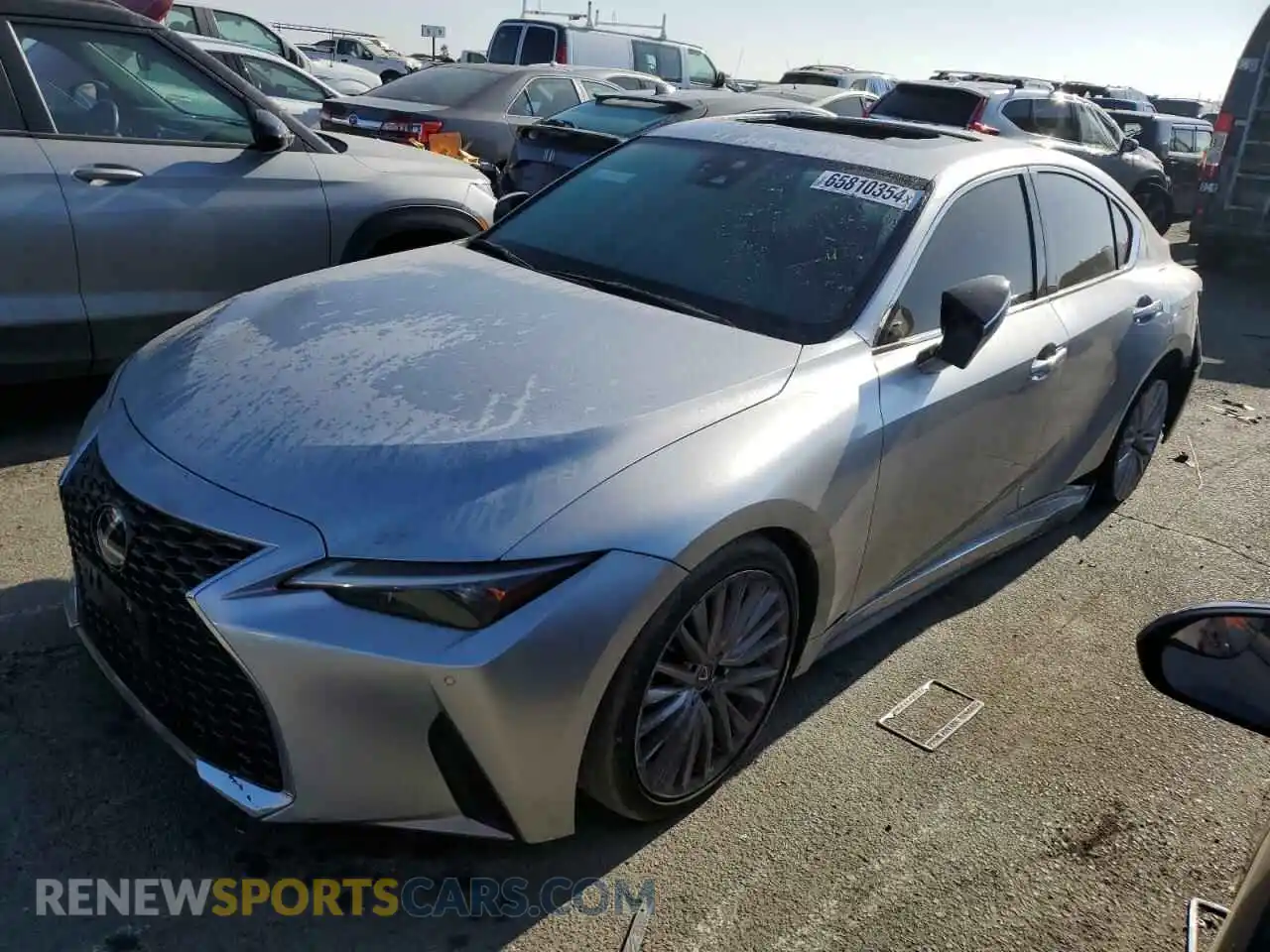 1 Фотография поврежденного автомобиля JTHDA1D21N5117949 LEXUS IS 2022