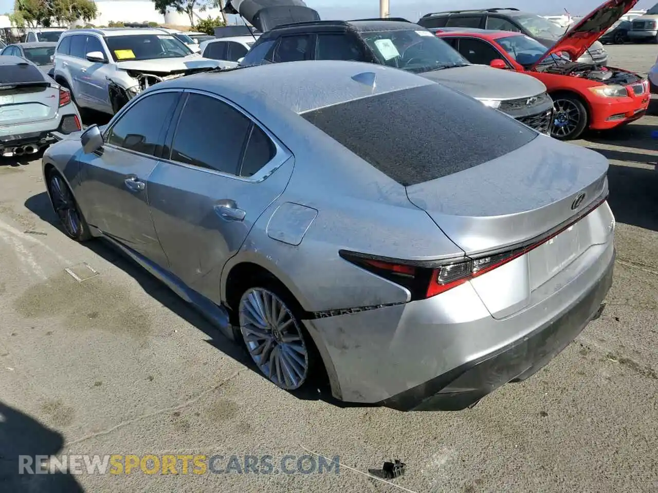 2 Фотография поврежденного автомобиля JTHDA1D21N5117949 LEXUS IS 2022