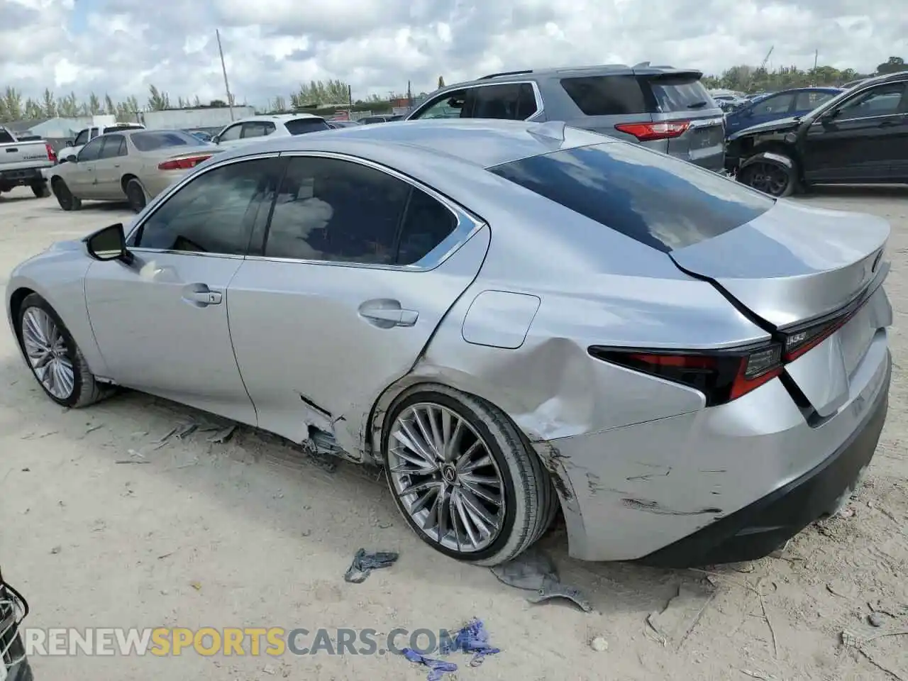 2 Photograph of a damaged car JTHDA1D22N5120116 LEXUS IS 2022